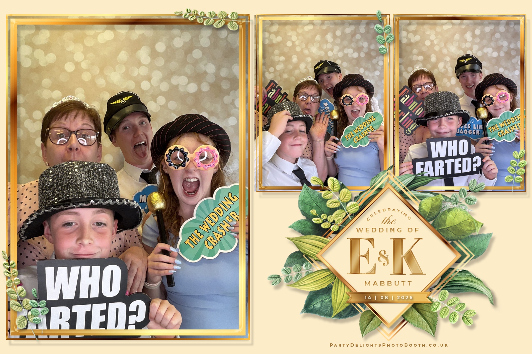 Ellice & Kieron's Wedding | View more photos from the event at gallery.partydelightsphotobooth.co.uk/u/PartyDelightsPhotoBooth/Ellice-Kierons-Wedding