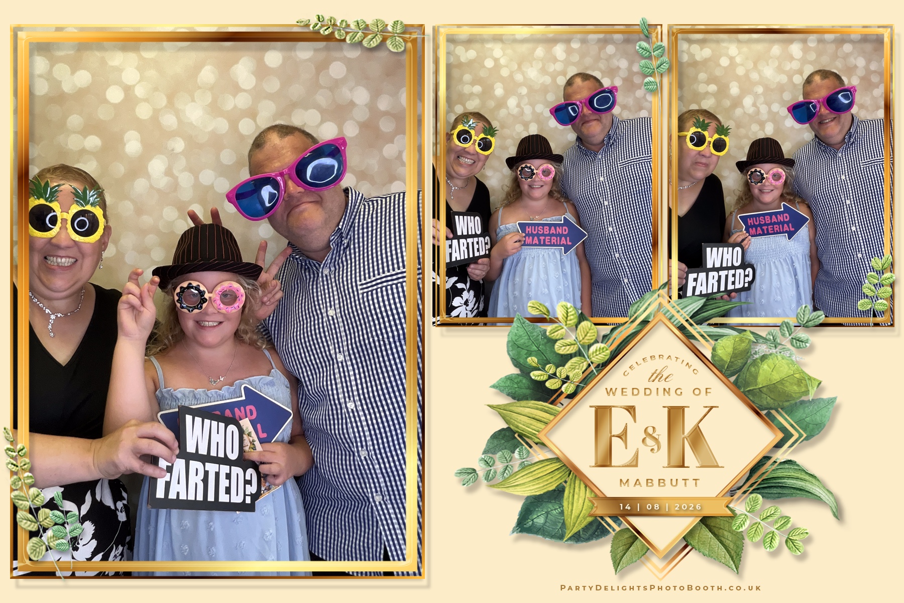 Ellice & Kieron's Wedding | View more photos from the event at gallery.partydelightsphotobooth.co.uk/u/PartyDelightsPhotoBooth/Ellice-Kierons-Wedding