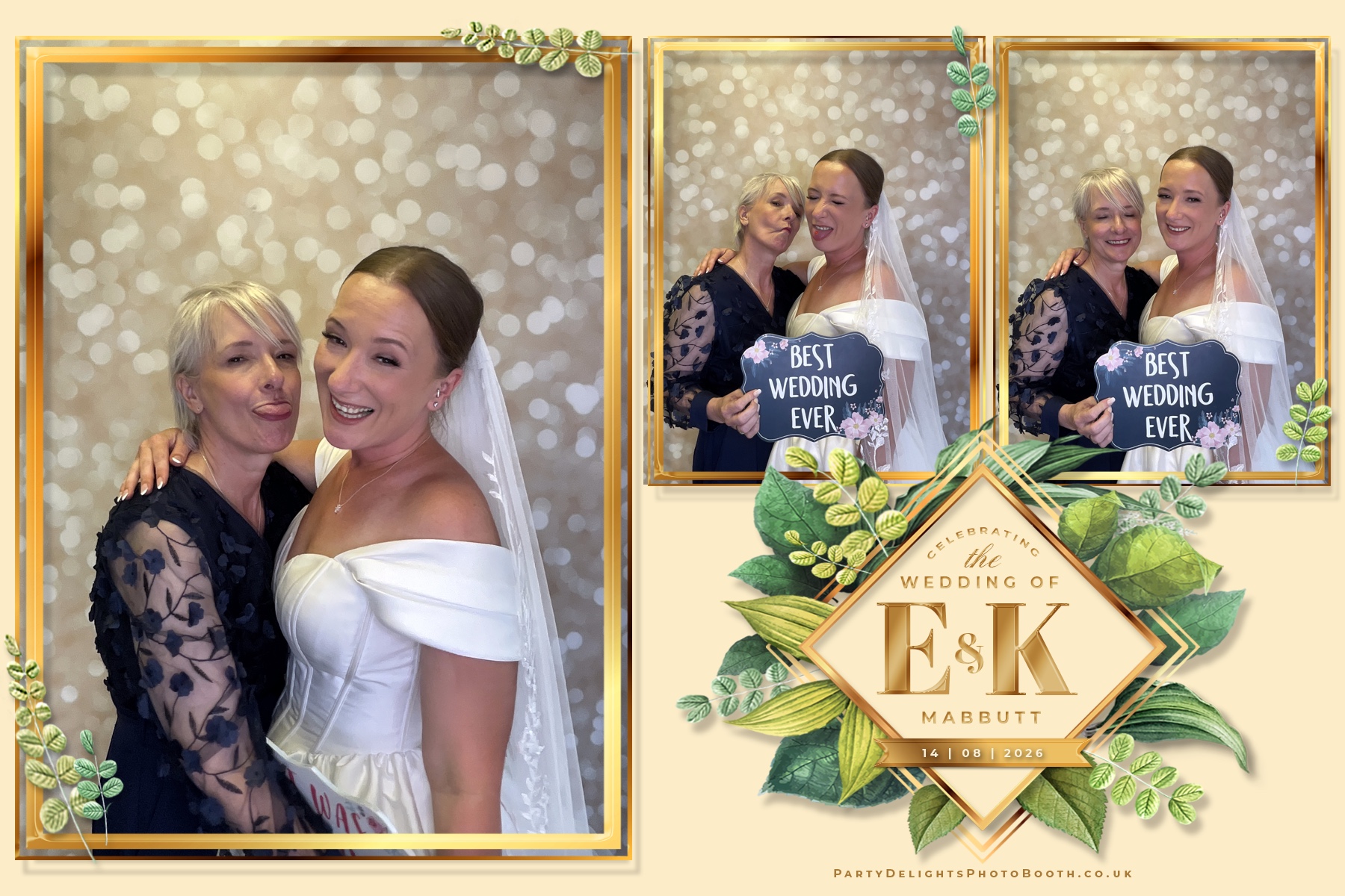 Ellice & Kieron's Wedding | View more photos from the event at gallery.partydelightsphotobooth.co.uk/u/PartyDelightsPhotoBooth/Ellice-Kierons-Wedding