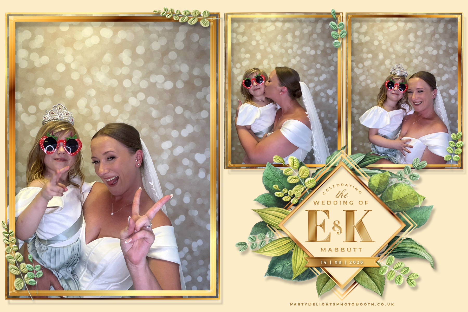 Ellice & Kieron's Wedding | View more photos from the event at gallery.partydelightsphotobooth.co.uk/u/PartyDelightsPhotoBooth/Ellice-Kierons-Wedding