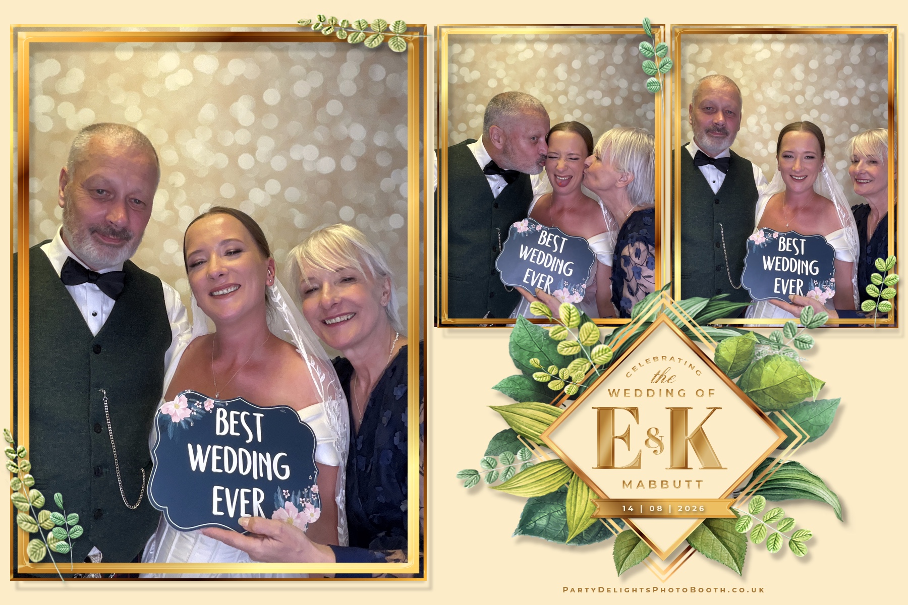 Ellice & Kieron's Wedding | View more photos from the event at gallery.partydelightsphotobooth.co.uk/u/PartyDelightsPhotoBooth/Ellice-Kierons-Wedding