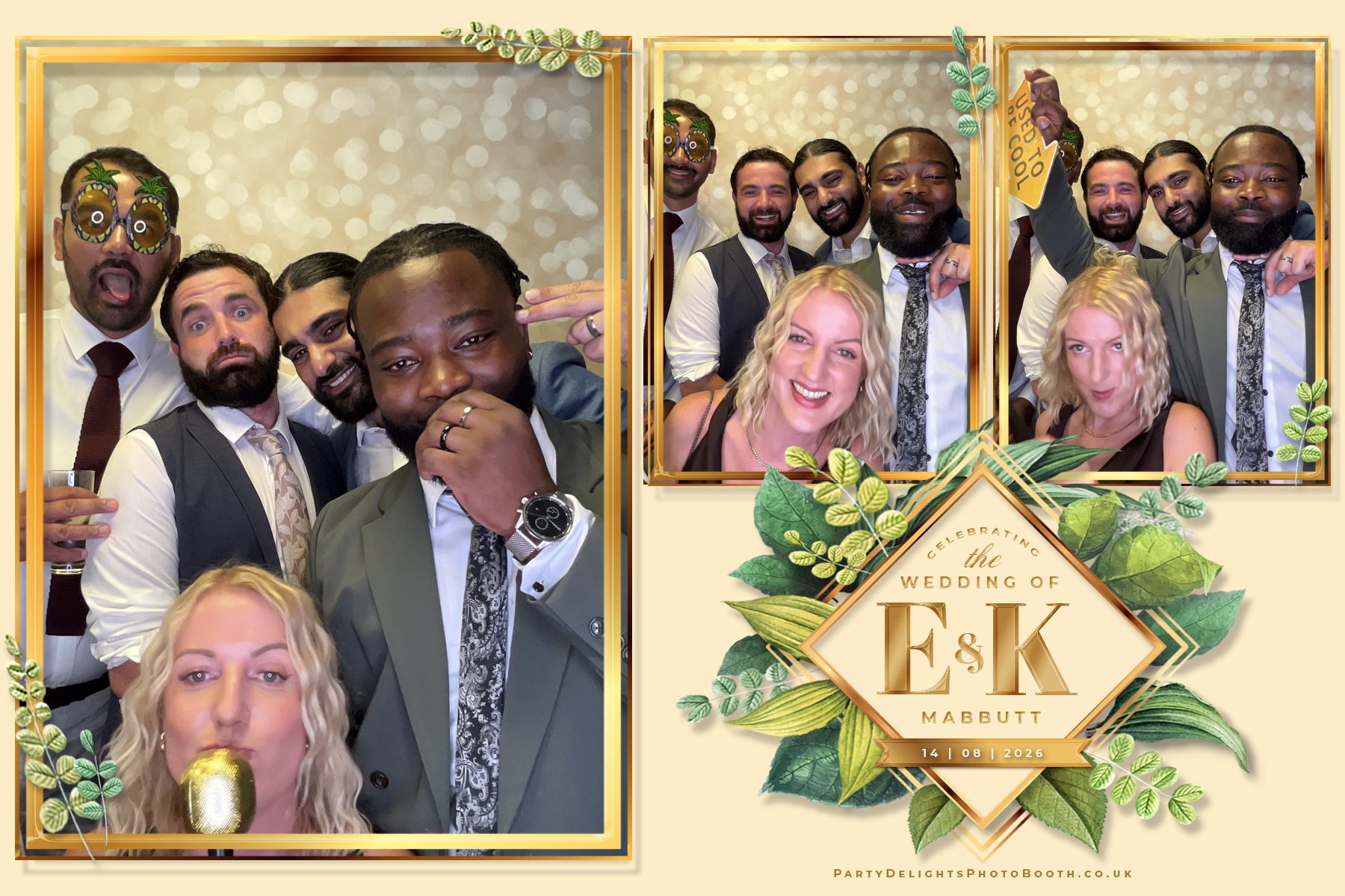 Ellice & Kieron's Wedding | View more photos from the event at gallery.partydelightsphotobooth.co.uk/u/PartyDelightsPhotoBooth/Ellice-Kierons-Wedding