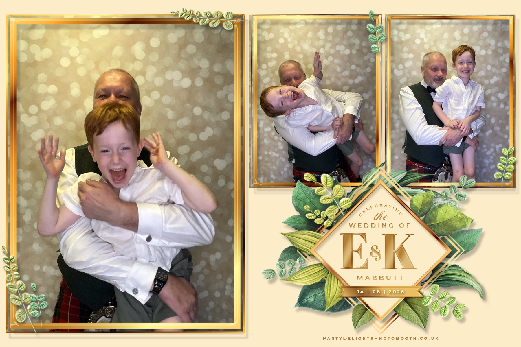 Ellice & Kieron's Wedding | View more photos from the event at gallery.partydelightsphotobooth.co.uk/u/PartyDelightsPhotoBooth/Ellice-Kierons-Wedding
