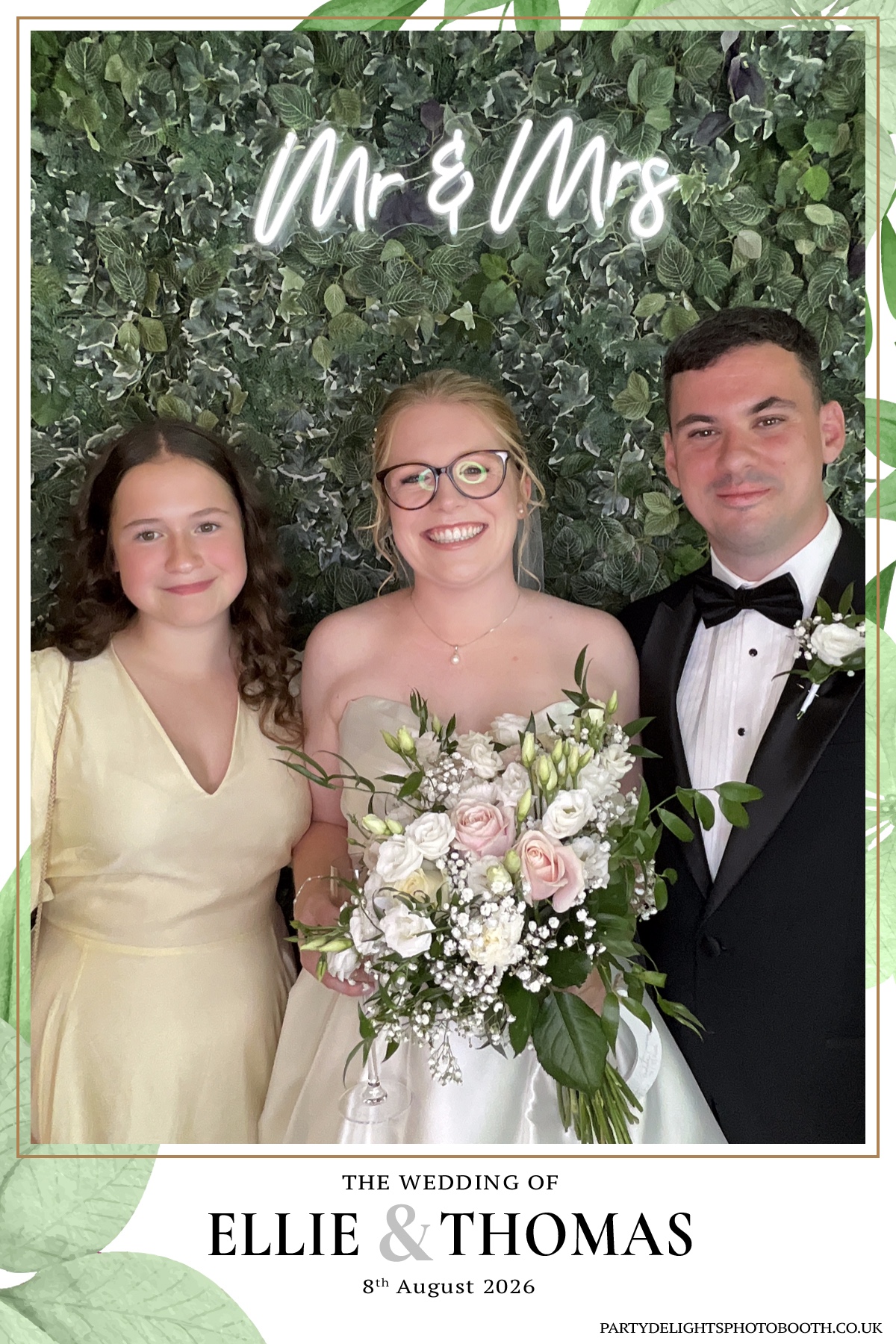 Ellie and Thomas’ Wedding | View more photos from the event at gallery.partydelightsphotobooth.co.uk/u/PartyDelightsPhotoBooth/Ellie-and-Thomas’-Wedding