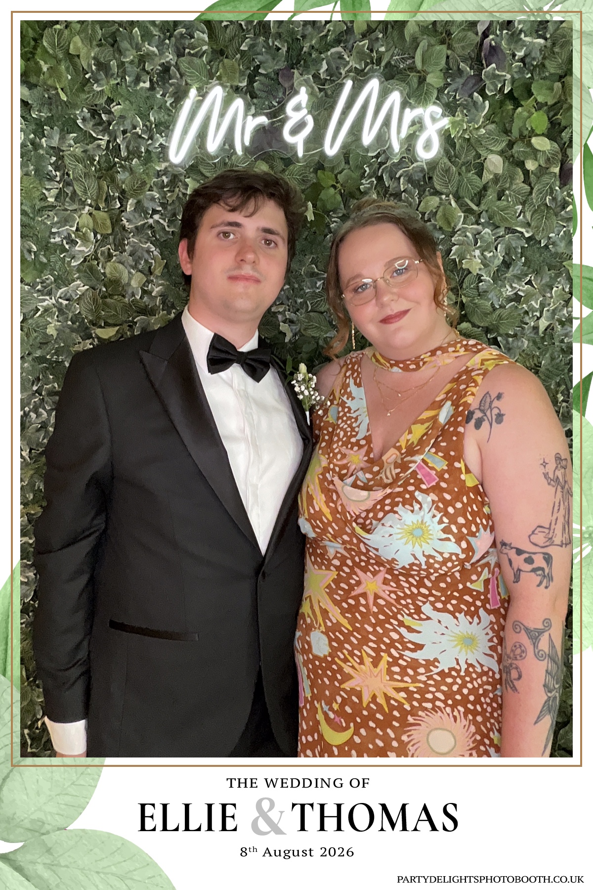 Ellie and Thomas’ Wedding | View more photos from the event at gallery.partydelightsphotobooth.co.uk/u/PartyDelightsPhotoBooth/Ellie-and-Thomas’-Wedding