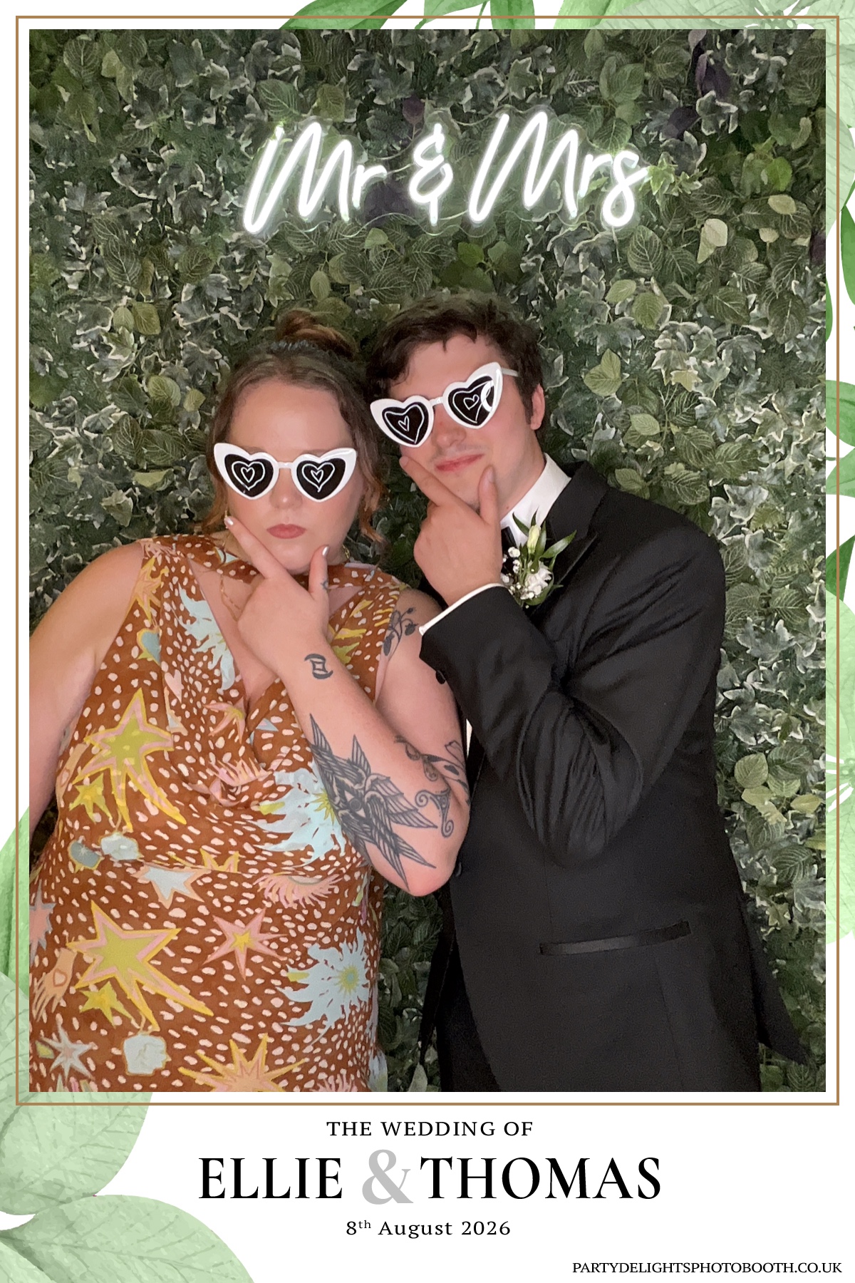 Ellie and Thomas’ Wedding | View more photos from the event at gallery.partydelightsphotobooth.co.uk/u/PartyDelightsPhotoBooth/Ellie-and-Thomas’-Wedding