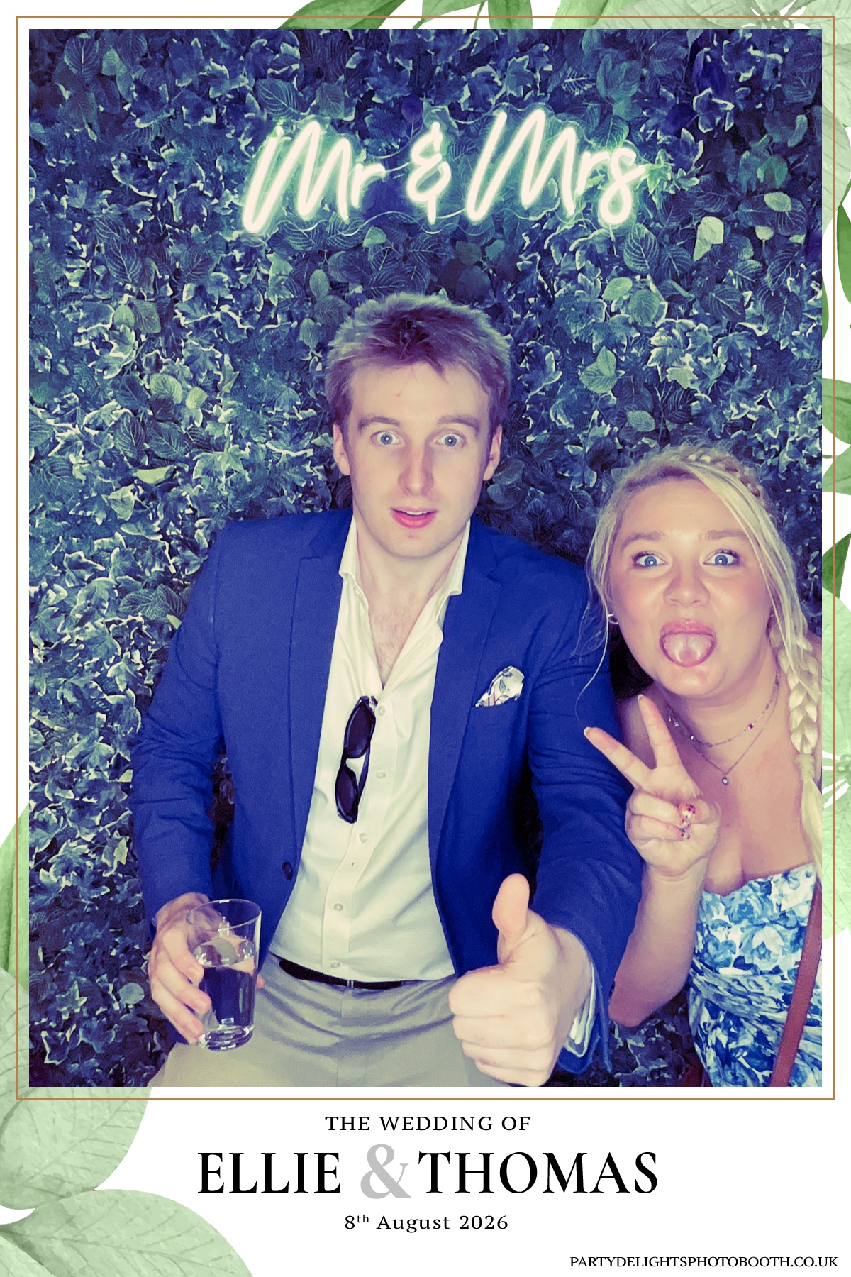 Ellie and Thomas’ Wedding | View more photos from the event at gallery.partydelightsphotobooth.co.uk/u/PartyDelightsPhotoBooth/Ellie-and-Thomas’-Wedding