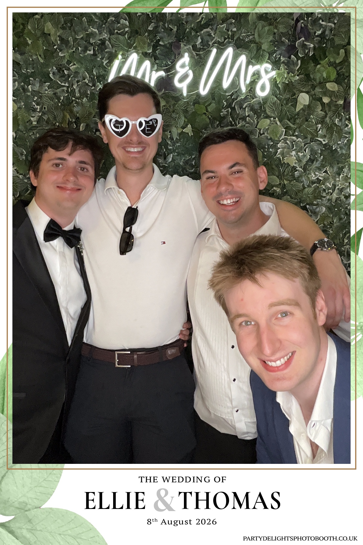 Ellie and Thomas’ Wedding | View more photos from the event at gallery.partydelightsphotobooth.co.uk/u/PartyDelightsPhotoBooth/Ellie-and-Thomas’-Wedding