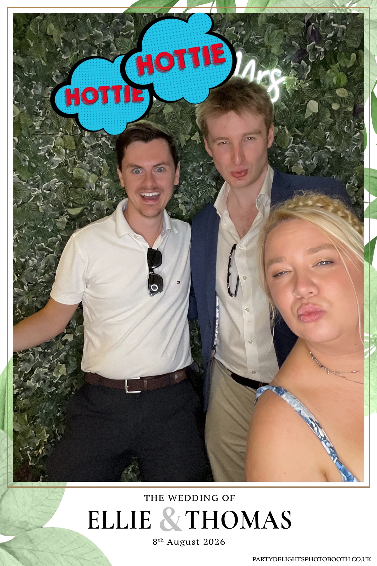 Ellie and Thomas’ Wedding | View more photos from the event at gallery.partydelightsphotobooth.co.uk/u/PartyDelightsPhotoBooth/Ellie-and-Thomas’-Wedding