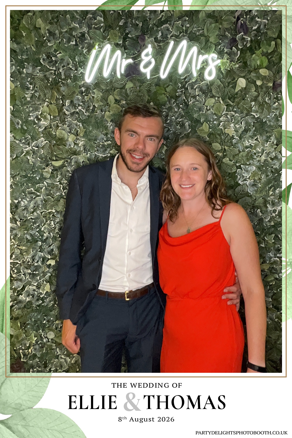 Ellie and Thomas’ Wedding | View more photos from the event at gallery.partydelightsphotobooth.co.uk/u/PartyDelightsPhotoBooth/Ellie-and-Thomas’-Wedding