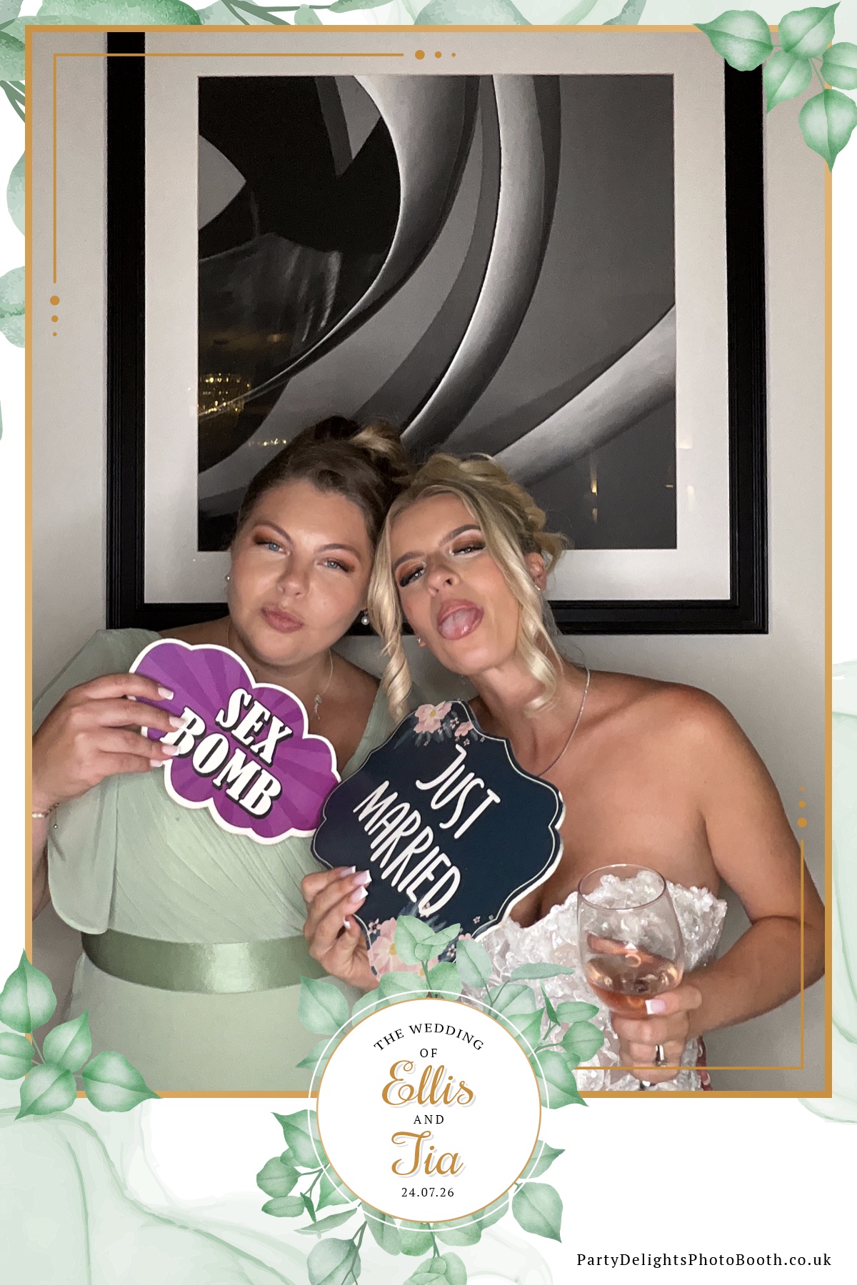 Ellis and Tias wedding | View more photos from the event at gallery.partydelightsphotobooth.co.uk/u/PartyDelightsPhotoBooth/Ellis-and-Tias-wedding