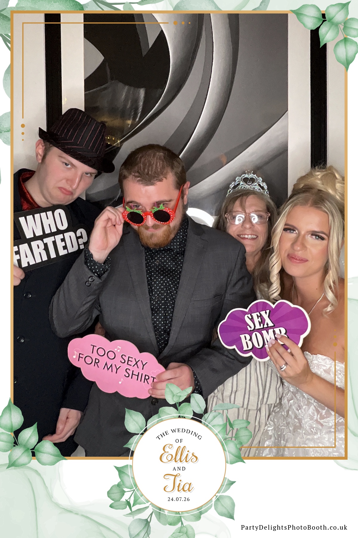 Ellis and Tias wedding | View more photos from the event at gallery.partydelightsphotobooth.co.uk/u/PartyDelightsPhotoBooth/Ellis-and-Tias-wedding