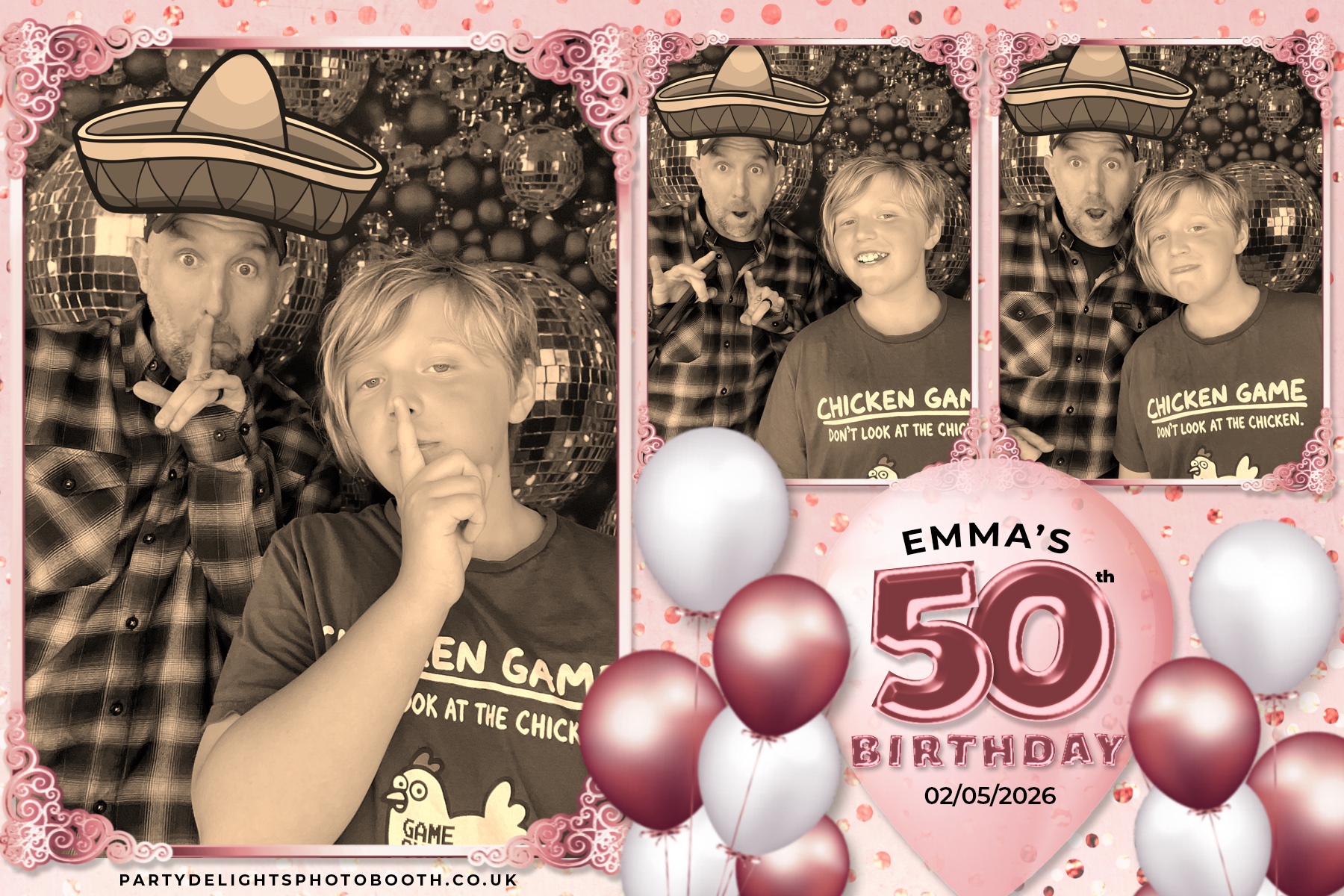 Emma's 50th birthday | View more photos from the event at gallery.partydelightsphotobooth.co.uk/u/PartyDelightsPhotoBooth/Emmas-50th-birthday