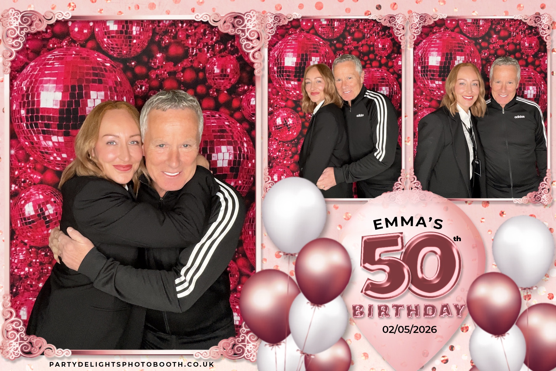 Emma's 50th birthday | View more photos from the event at gallery.partydelightsphotobooth.co.uk/u/PartyDelightsPhotoBooth/Emmas-50th-birthday