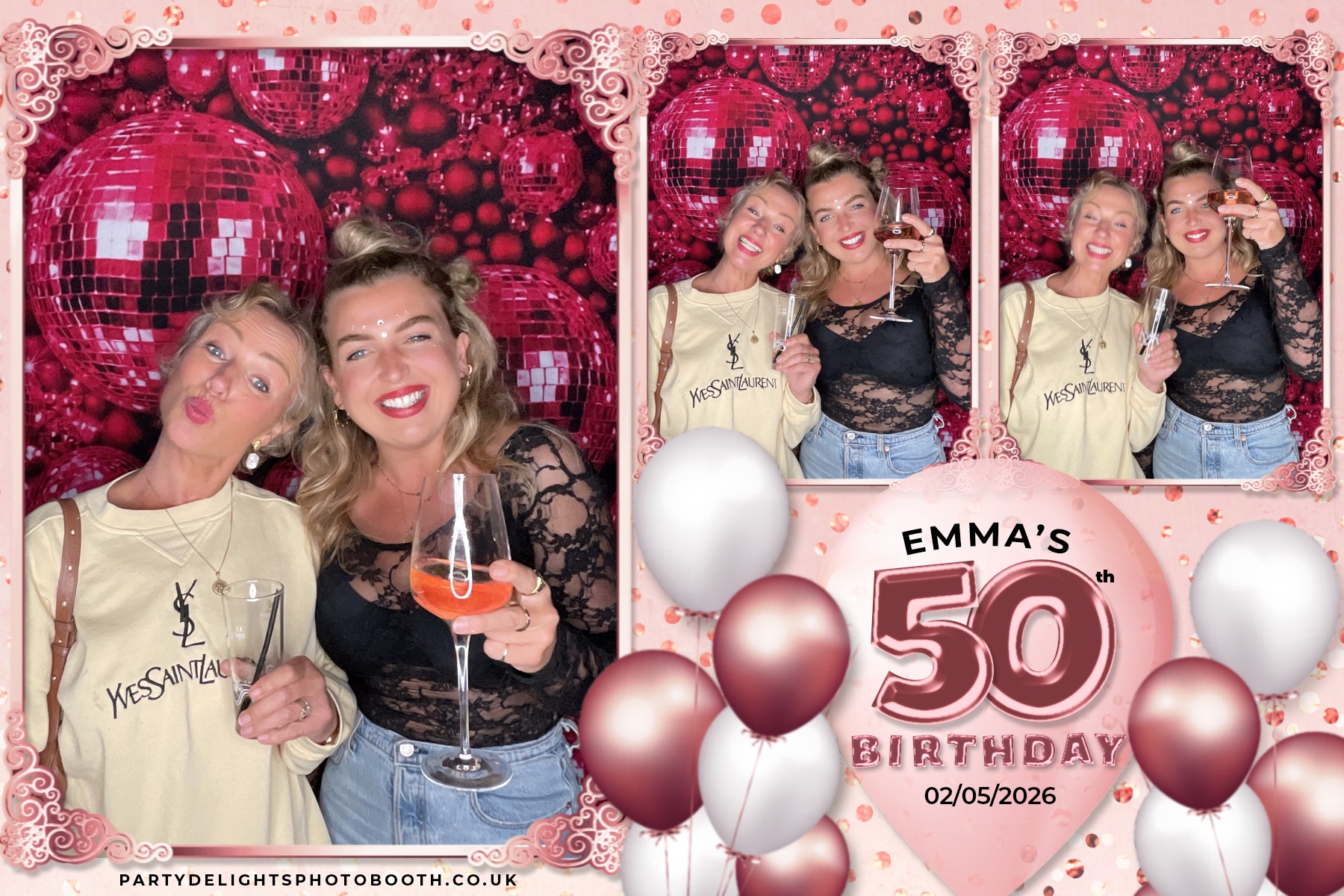 Emma's 50th birthday | View more photos from the event at gallery.partydelightsphotobooth.co.uk/u/PartyDelightsPhotoBooth/Emmas-50th-birthday