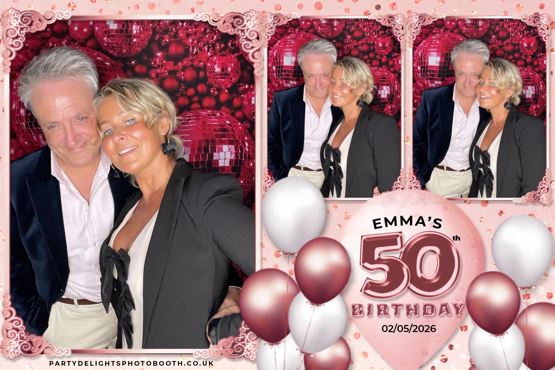 Emma's 50th birthday | View more photos from the event at gallery.partydelightsphotobooth.co.uk/u/PartyDelightsPhotoBooth/Emmas-50th-birthday