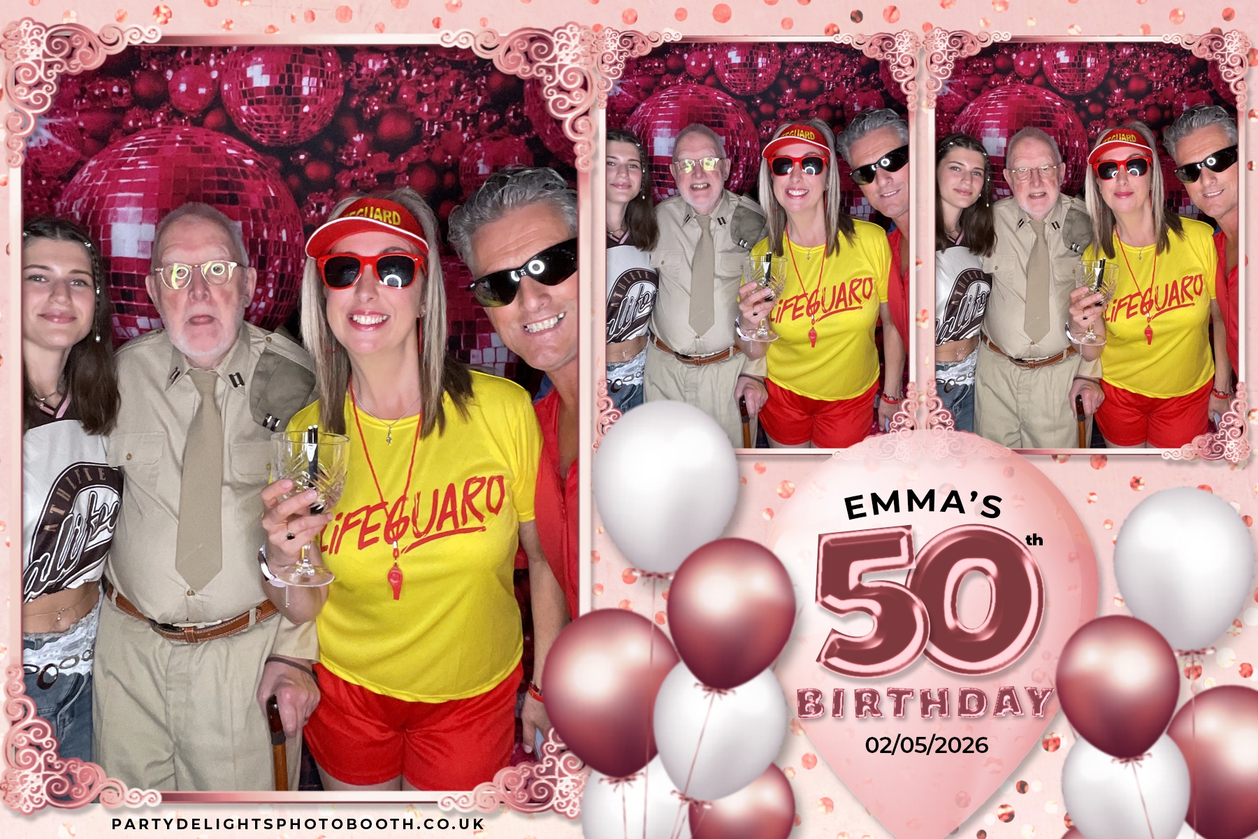 Emma's 50th birthday | View more photos from the event at gallery.partydelightsphotobooth.co.uk/u/PartyDelightsPhotoBooth/Emmas-50th-birthday