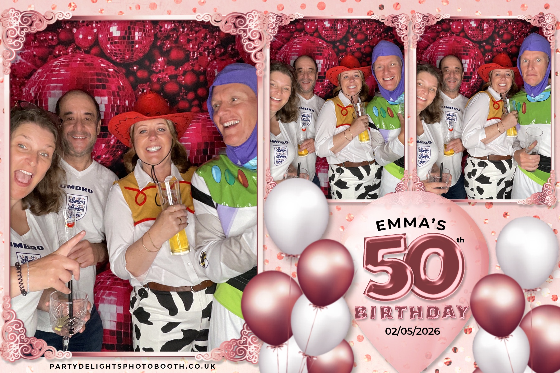 Emma's 50th birthday | View more photos from the event at gallery.partydelightsphotobooth.co.uk/u/PartyDelightsPhotoBooth/Emmas-50th-birthday