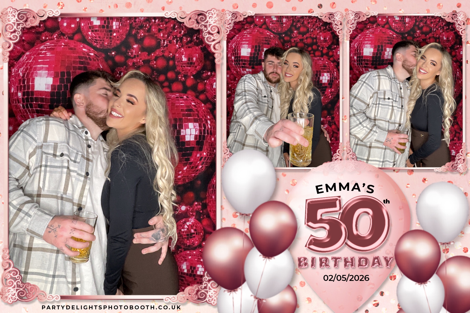 Emma's 50th birthday | View more photos from the event at gallery.partydelightsphotobooth.co.uk/u/PartyDelightsPhotoBooth/Emmas-50th-birthday