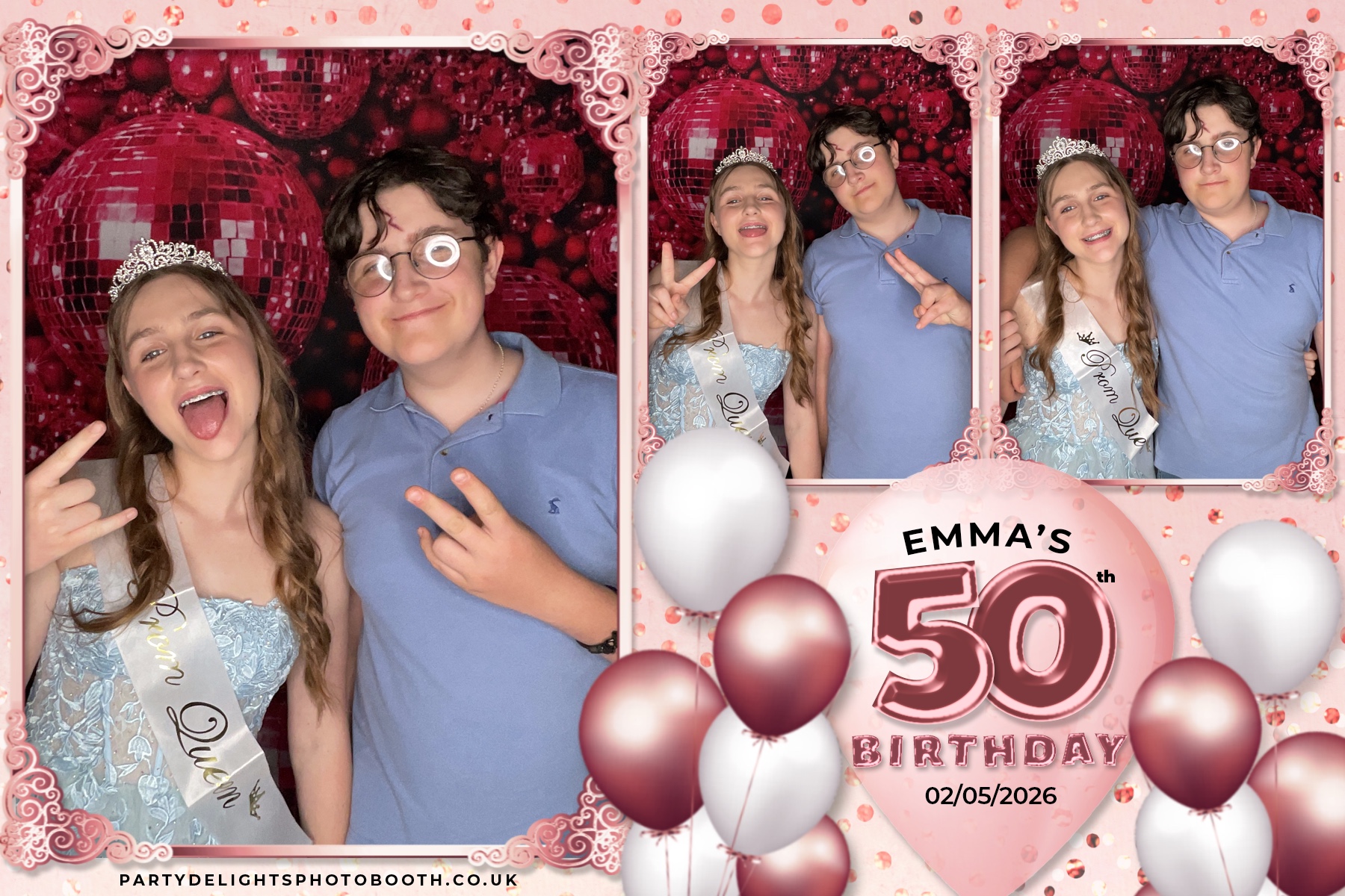 Emma's 50th birthday | View more photos from the event at gallery.partydelightsphotobooth.co.uk/u/PartyDelightsPhotoBooth/Emmas-50th-birthday