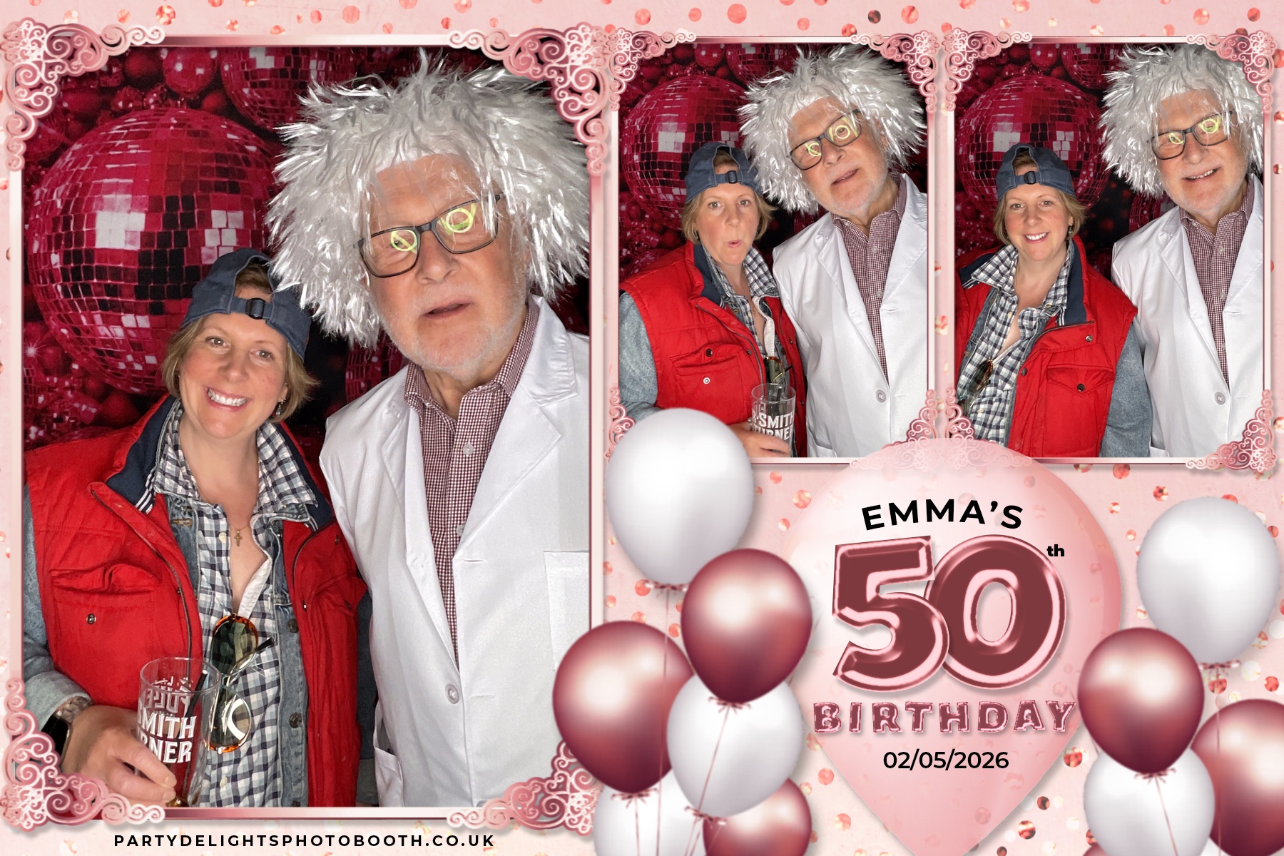 Emma's 50th birthday | View more photos from the event at gallery.partydelightsphotobooth.co.uk/u/PartyDelightsPhotoBooth/Emmas-50th-birthday