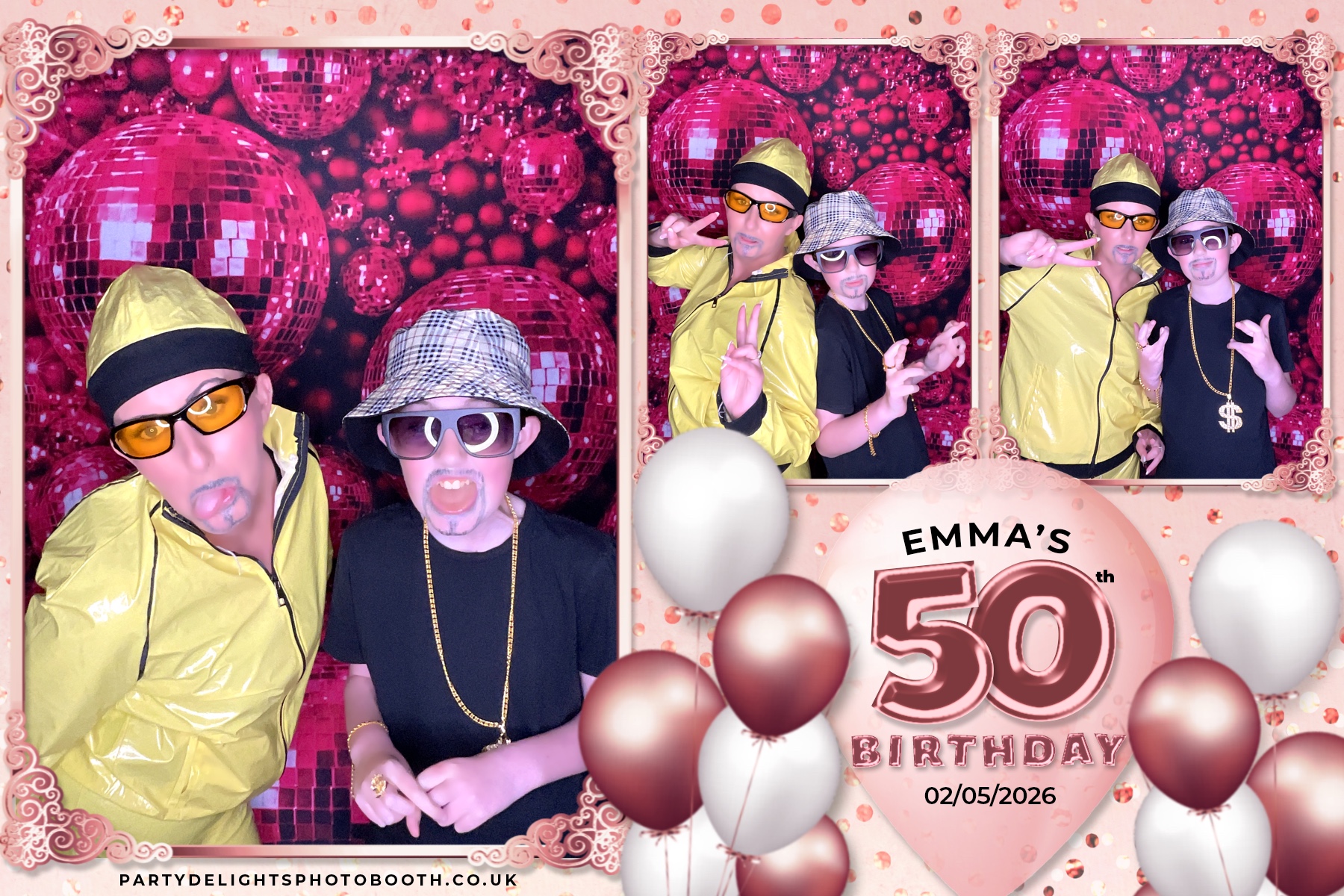 Emma's 50th birthday | View more photos from the event at gallery.partydelightsphotobooth.co.uk/u/PartyDelightsPhotoBooth/Emmas-50th-birthday