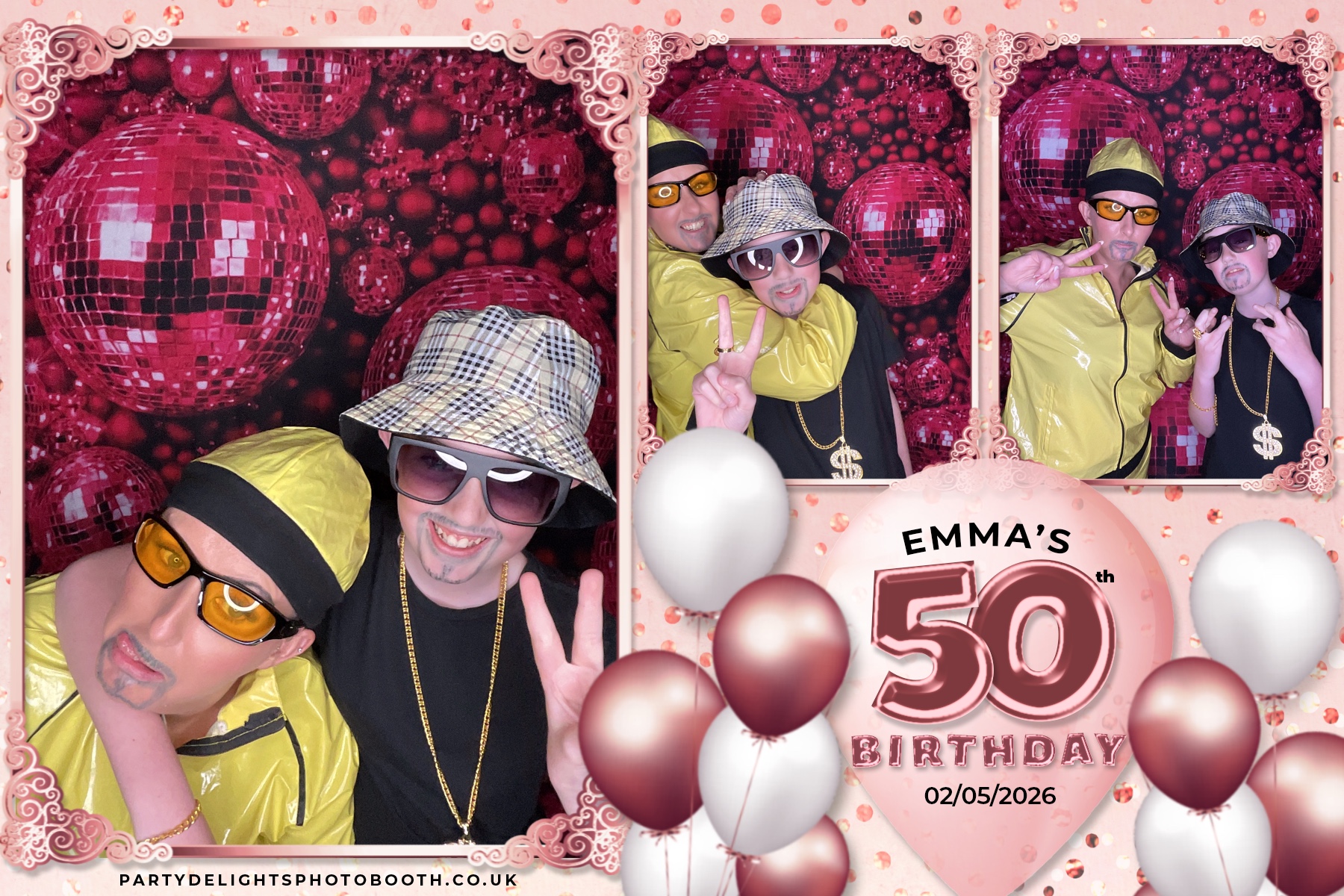 Emma's 50th birthday | View more photos from the event at gallery.partydelightsphotobooth.co.uk/u/PartyDelightsPhotoBooth/Emmas-50th-birthday