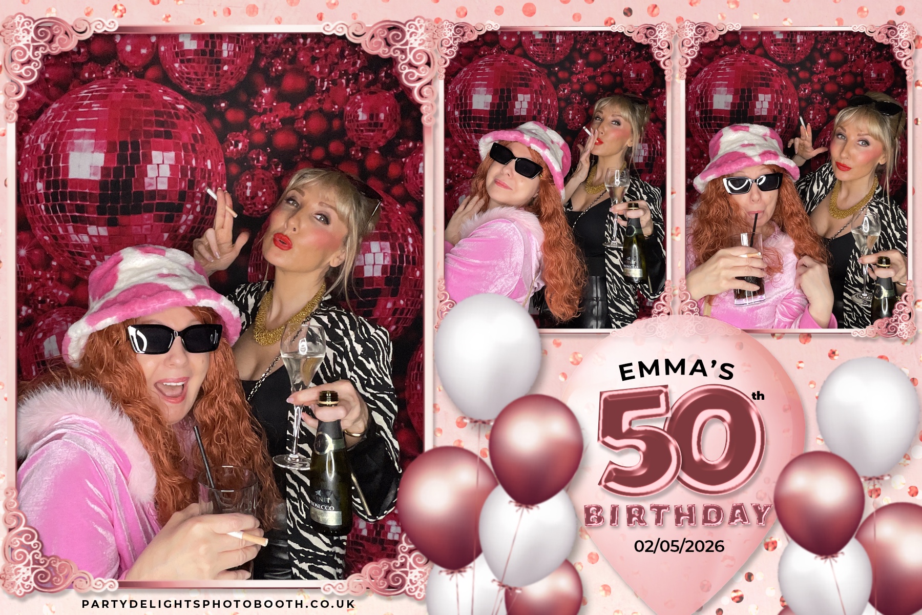 Emma's 50th birthday | View more photos from the event at gallery.partydelightsphotobooth.co.uk/u/PartyDelightsPhotoBooth/Emmas-50th-birthday