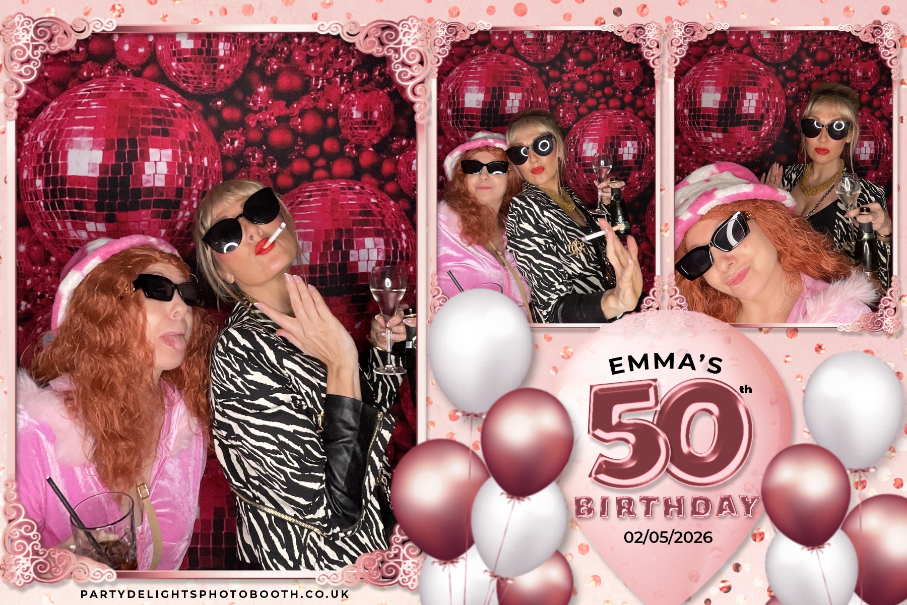 Emma's 50th birthday | View more photos from the event at gallery.partydelightsphotobooth.co.uk/u/PartyDelightsPhotoBooth/Emmas-50th-birthday