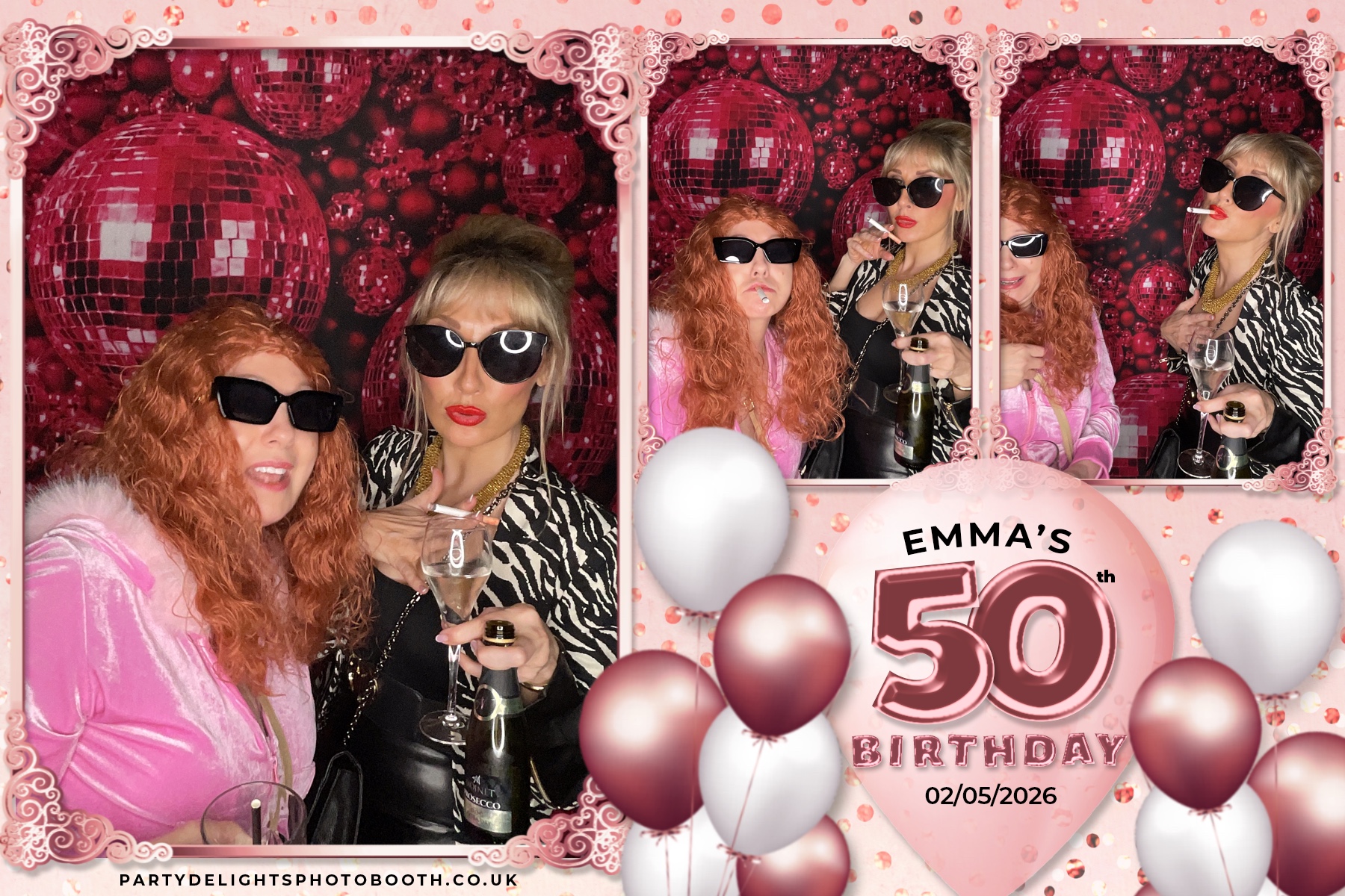 Emma's 50th birthday | View more photos from the event at gallery.partydelightsphotobooth.co.uk/u/PartyDelightsPhotoBooth/Emmas-50th-birthday