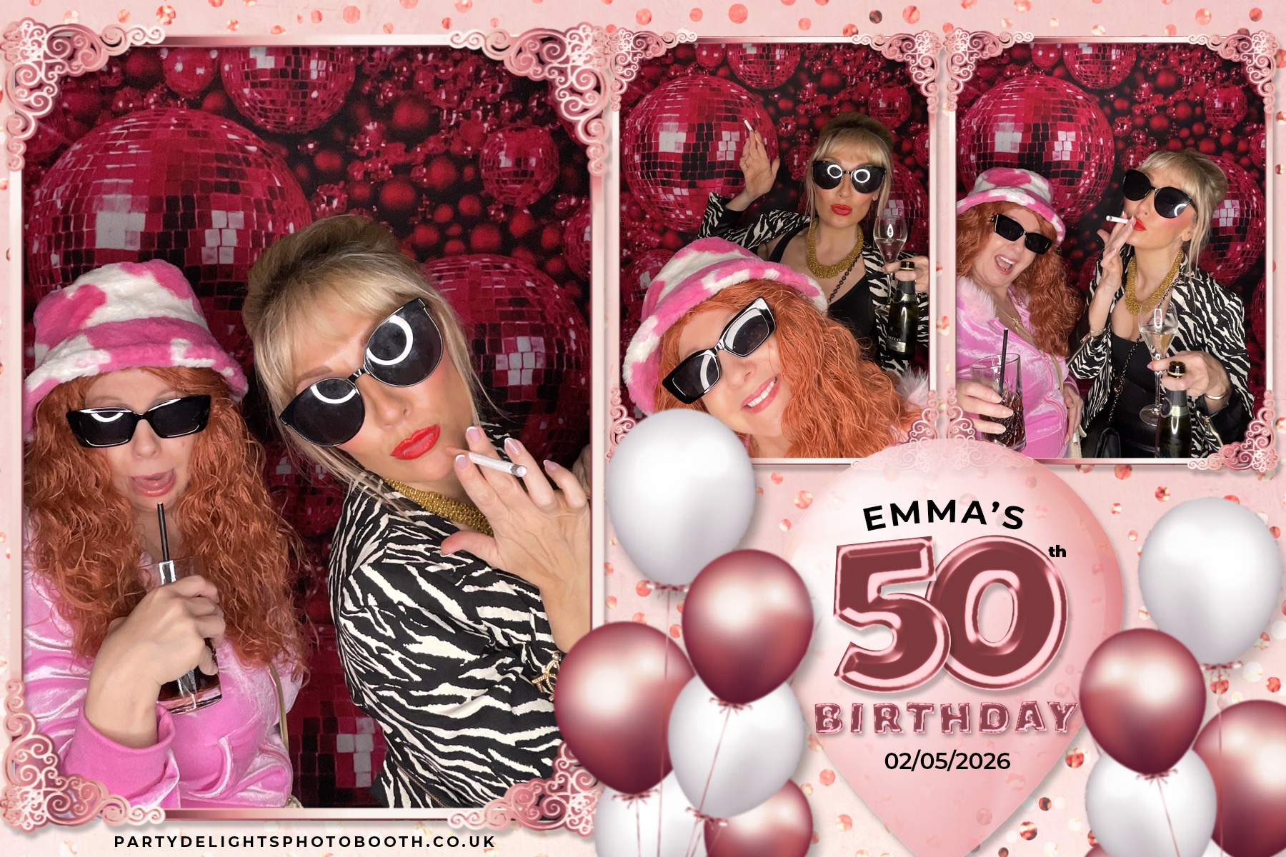 Emma's 50th birthday | View more photos from the event at gallery.partydelightsphotobooth.co.uk/u/PartyDelightsPhotoBooth/Emmas-50th-birthday