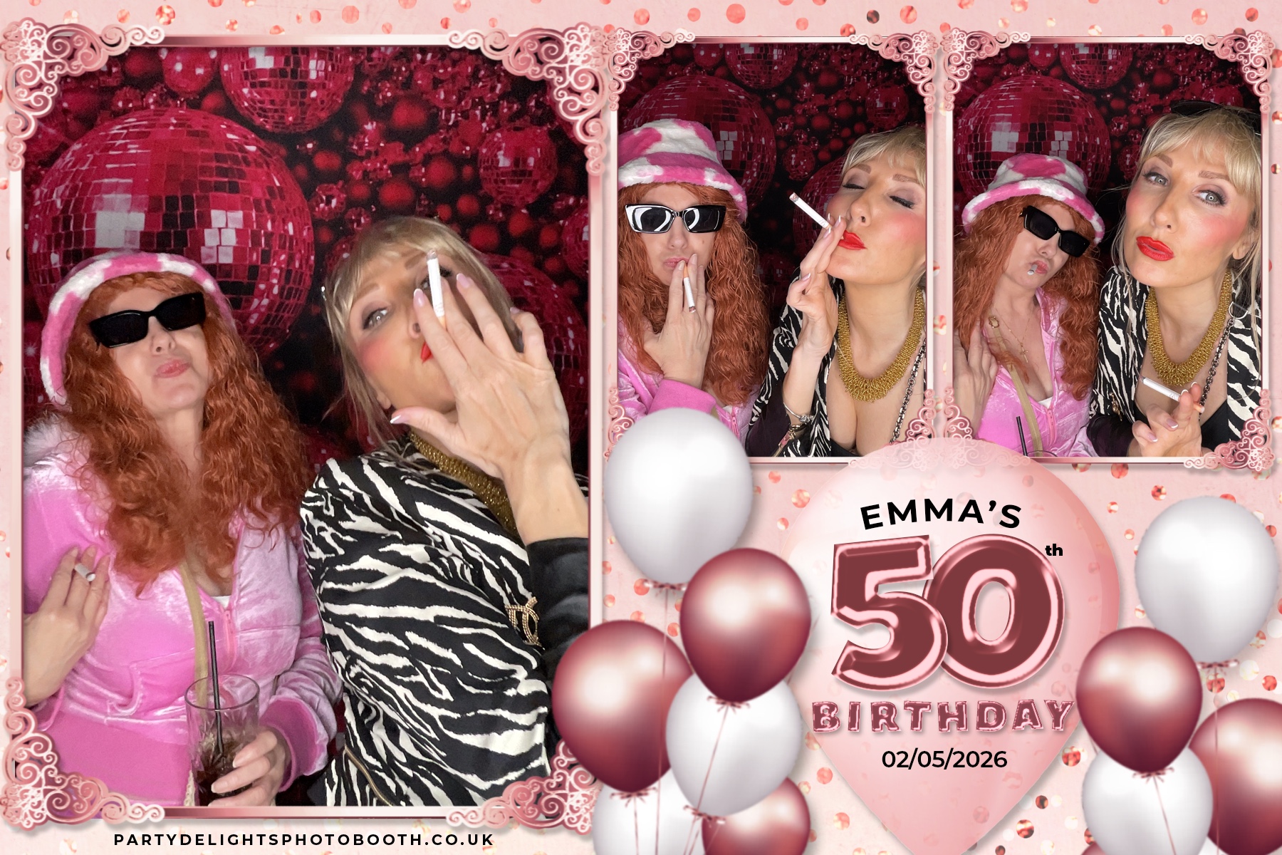 Emma's 50th birthday | View more photos from the event at gallery.partydelightsphotobooth.co.uk/u/PartyDelightsPhotoBooth/Emmas-50th-birthday