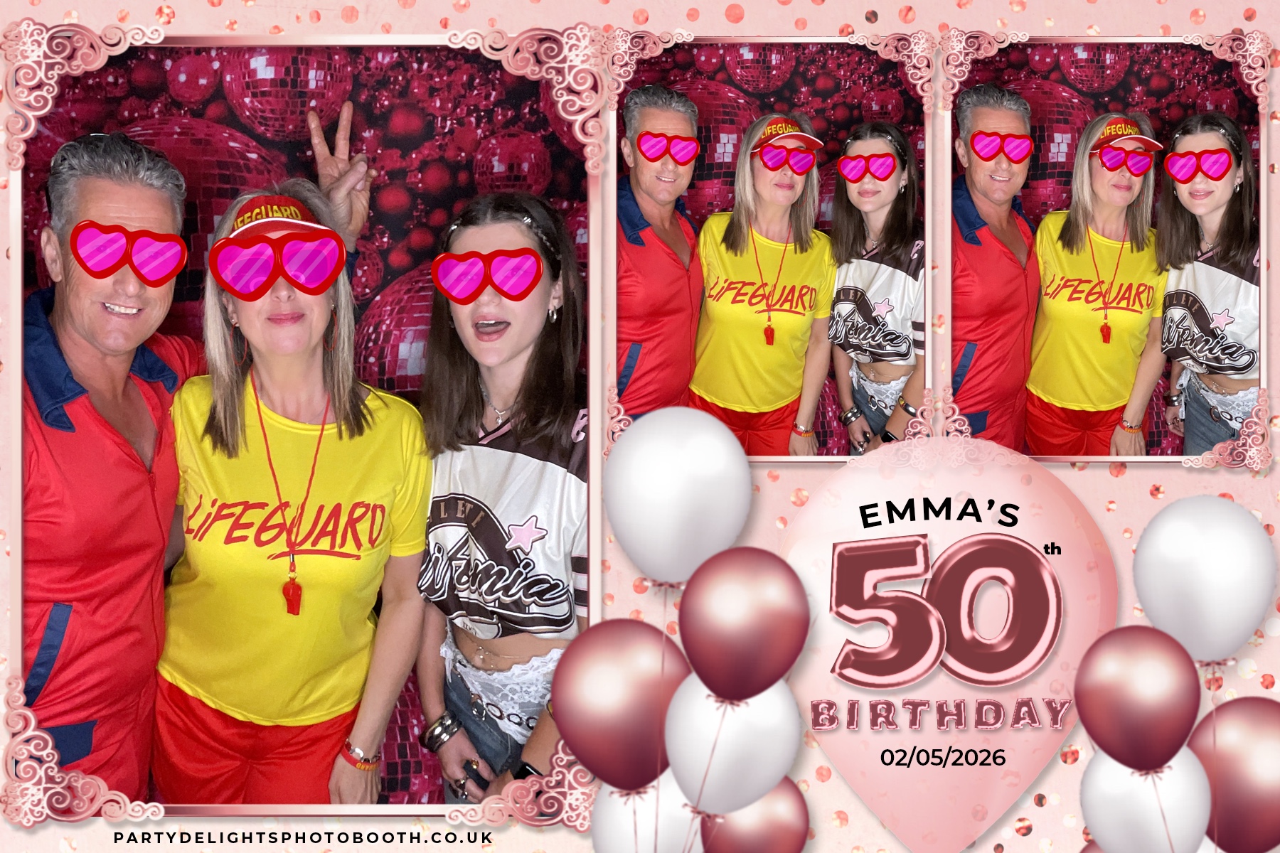 Emma's 50th birthday | View more photos from the event at gallery.partydelightsphotobooth.co.uk/u/PartyDelightsPhotoBooth/Emmas-50th-birthday
