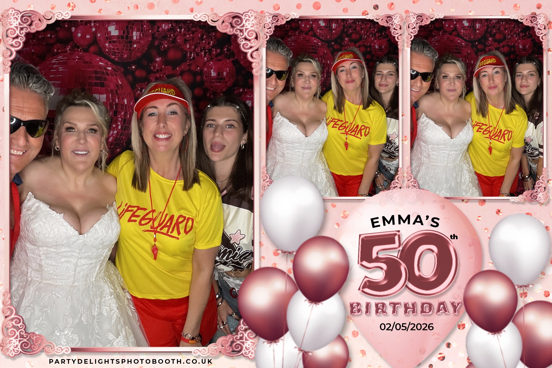 Emma's 50th birthday | View more photos from the event at gallery.partydelightsphotobooth.co.uk/u/PartyDelightsPhotoBooth/Emmas-50th-birthday