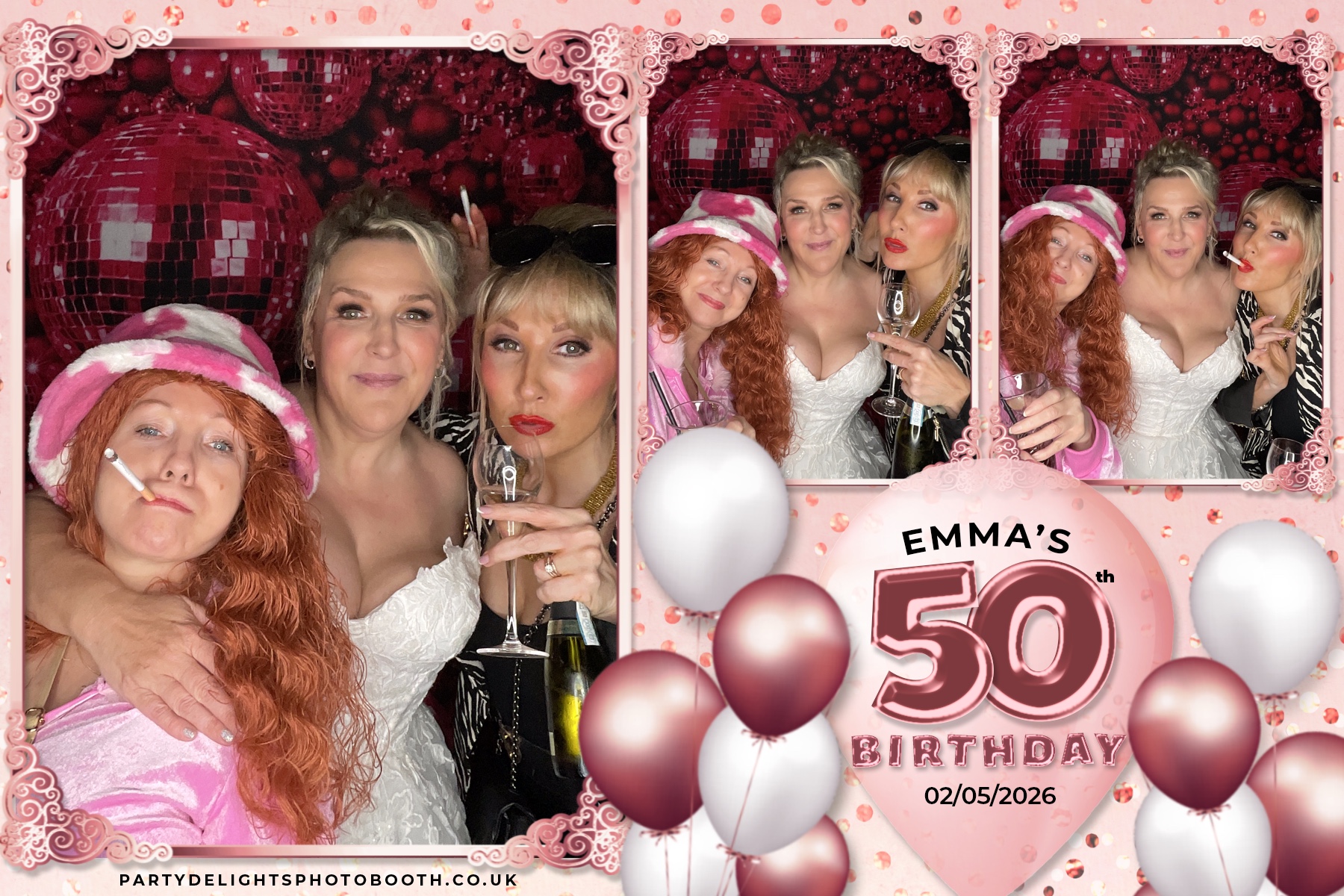Emma's 50th birthday | View more photos from the event at gallery.partydelightsphotobooth.co.uk/u/PartyDelightsPhotoBooth/Emmas-50th-birthday