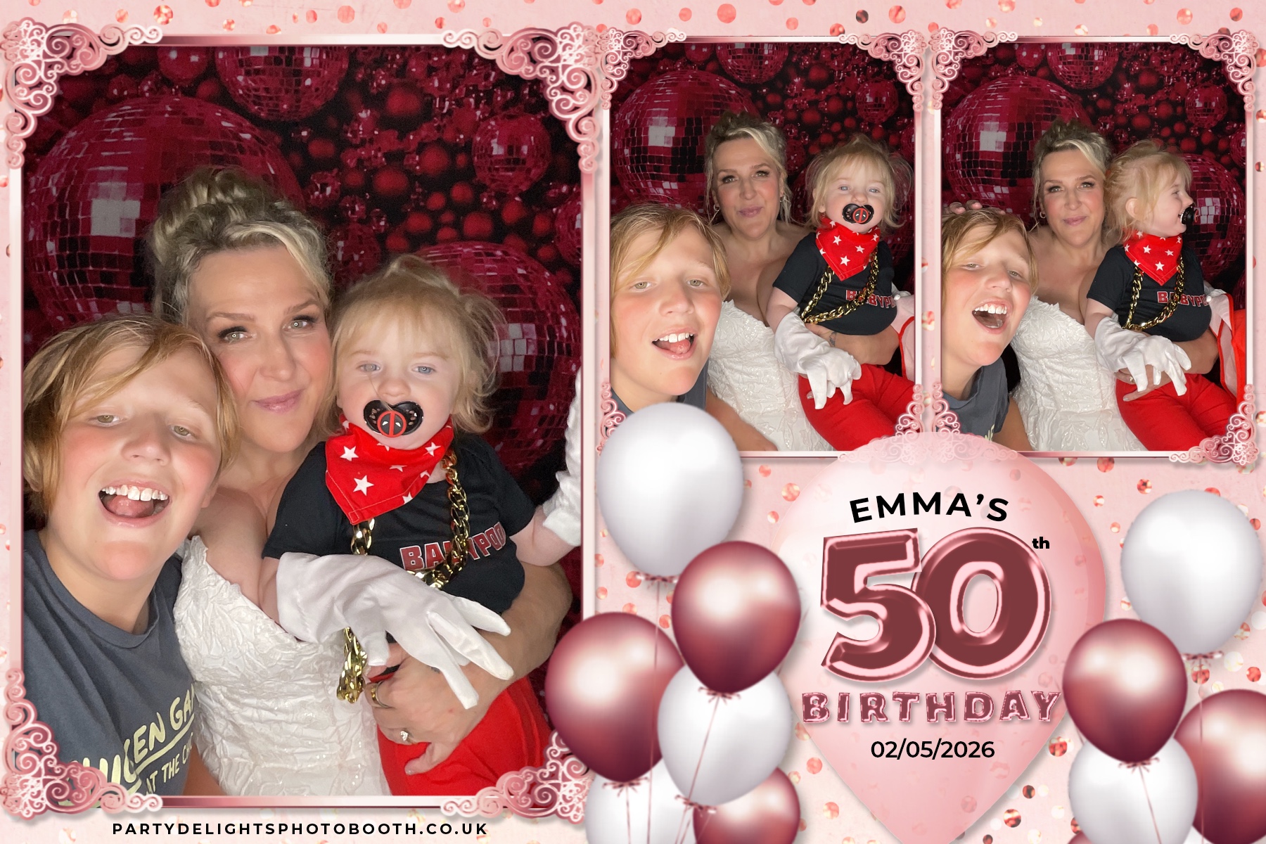Emma's 50th birthday | View more photos from the event at gallery.partydelightsphotobooth.co.uk/u/PartyDelightsPhotoBooth/Emmas-50th-birthday