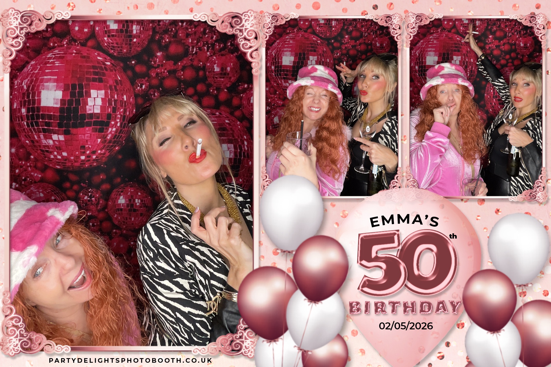Emma's 50th birthday | View more photos from the event at gallery.partydelightsphotobooth.co.uk/u/PartyDelightsPhotoBooth/Emmas-50th-birthday