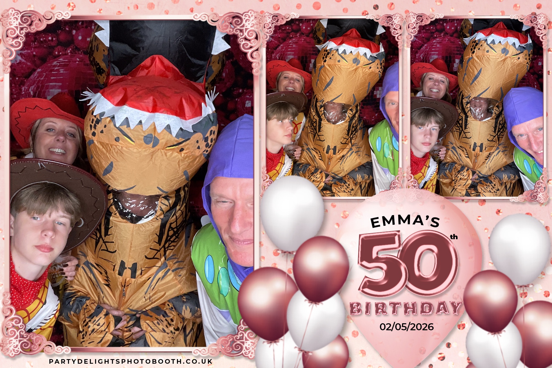 Emma's 50th birthday | View more photos from the event at gallery.partydelightsphotobooth.co.uk/u/PartyDelightsPhotoBooth/Emmas-50th-birthday