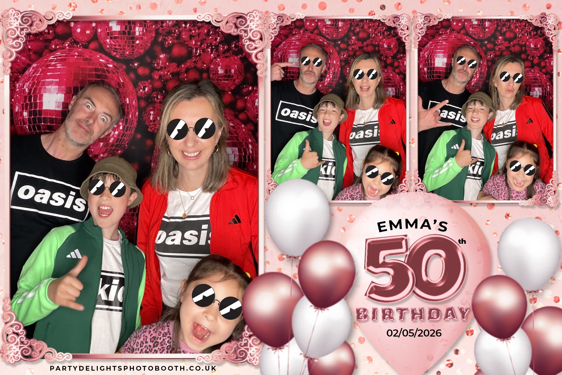 Emma's 50th birthday | View more photos from the event at gallery.partydelightsphotobooth.co.uk/u/PartyDelightsPhotoBooth/Emmas-50th-birthday