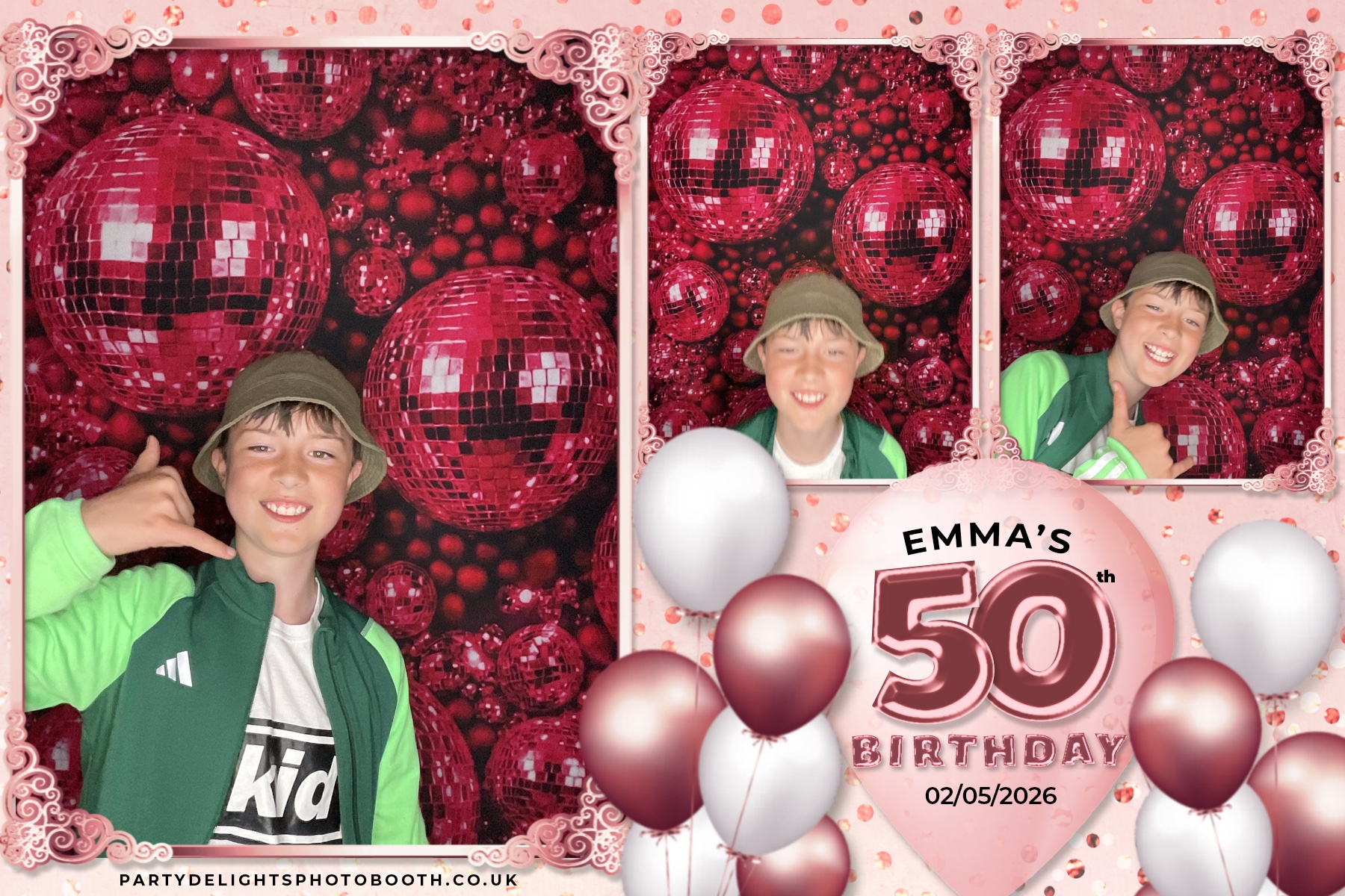 Emma's 50th birthday | View more photos from the event at gallery.partydelightsphotobooth.co.uk/u/PartyDelightsPhotoBooth/Emmas-50th-birthday