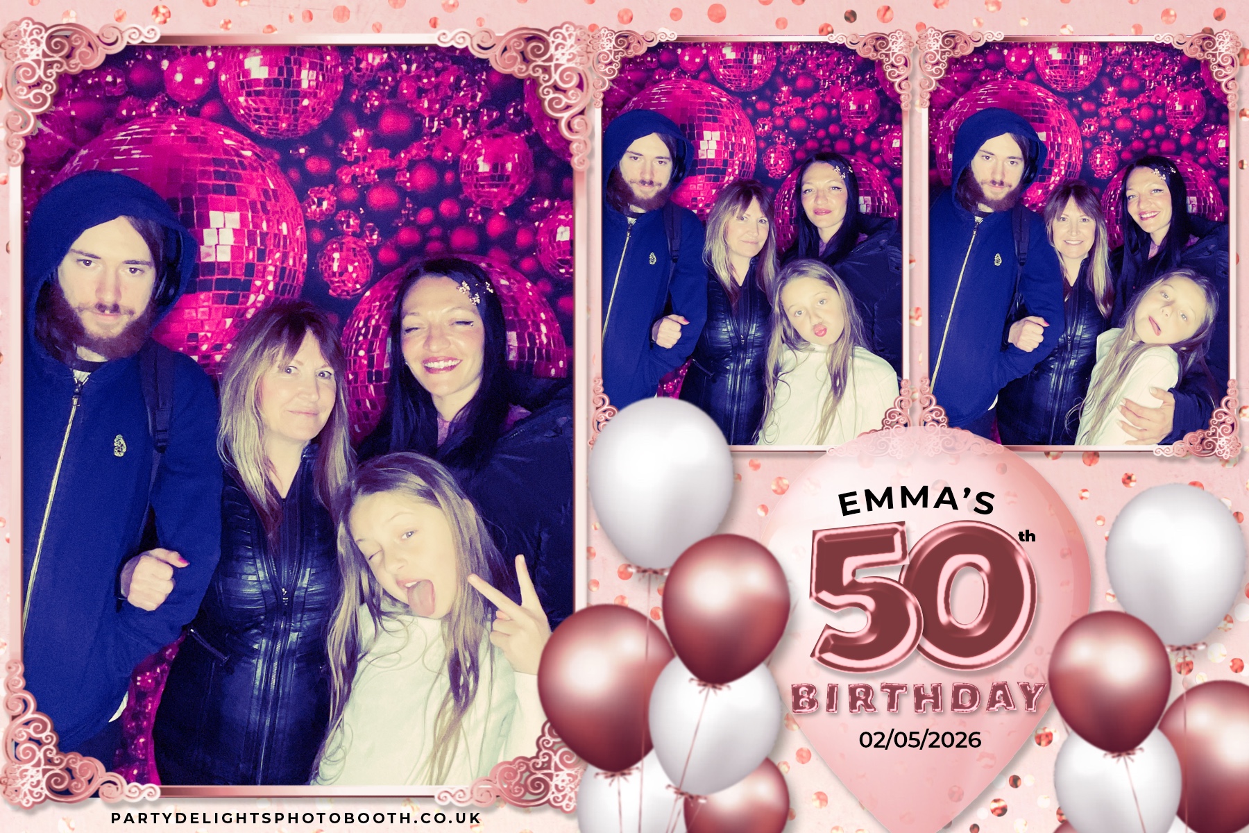 Emma's 50th birthday | View more photos from the event at gallery.partydelightsphotobooth.co.uk/u/PartyDelightsPhotoBooth/Emmas-50th-birthday
