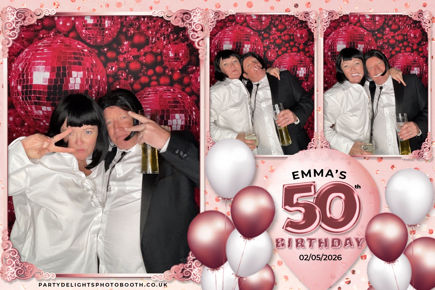 Emma's 50th birthday | View more photos from the event at gallery.partydelightsphotobooth.co.uk/u/PartyDelightsPhotoBooth/Emmas-50th-birthday
