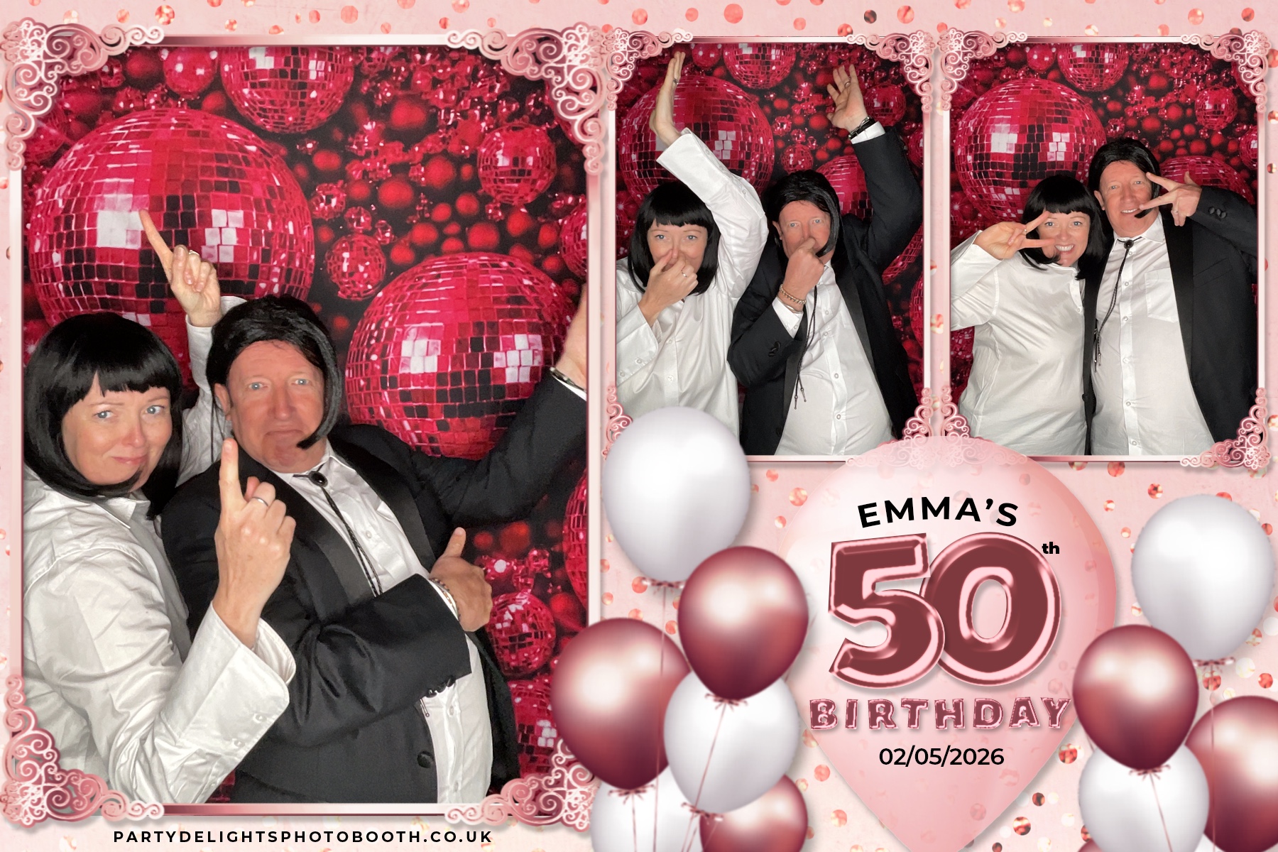 Emma's 50th birthday | View more photos from the event at gallery.partydelightsphotobooth.co.uk/u/PartyDelightsPhotoBooth/Emmas-50th-birthday