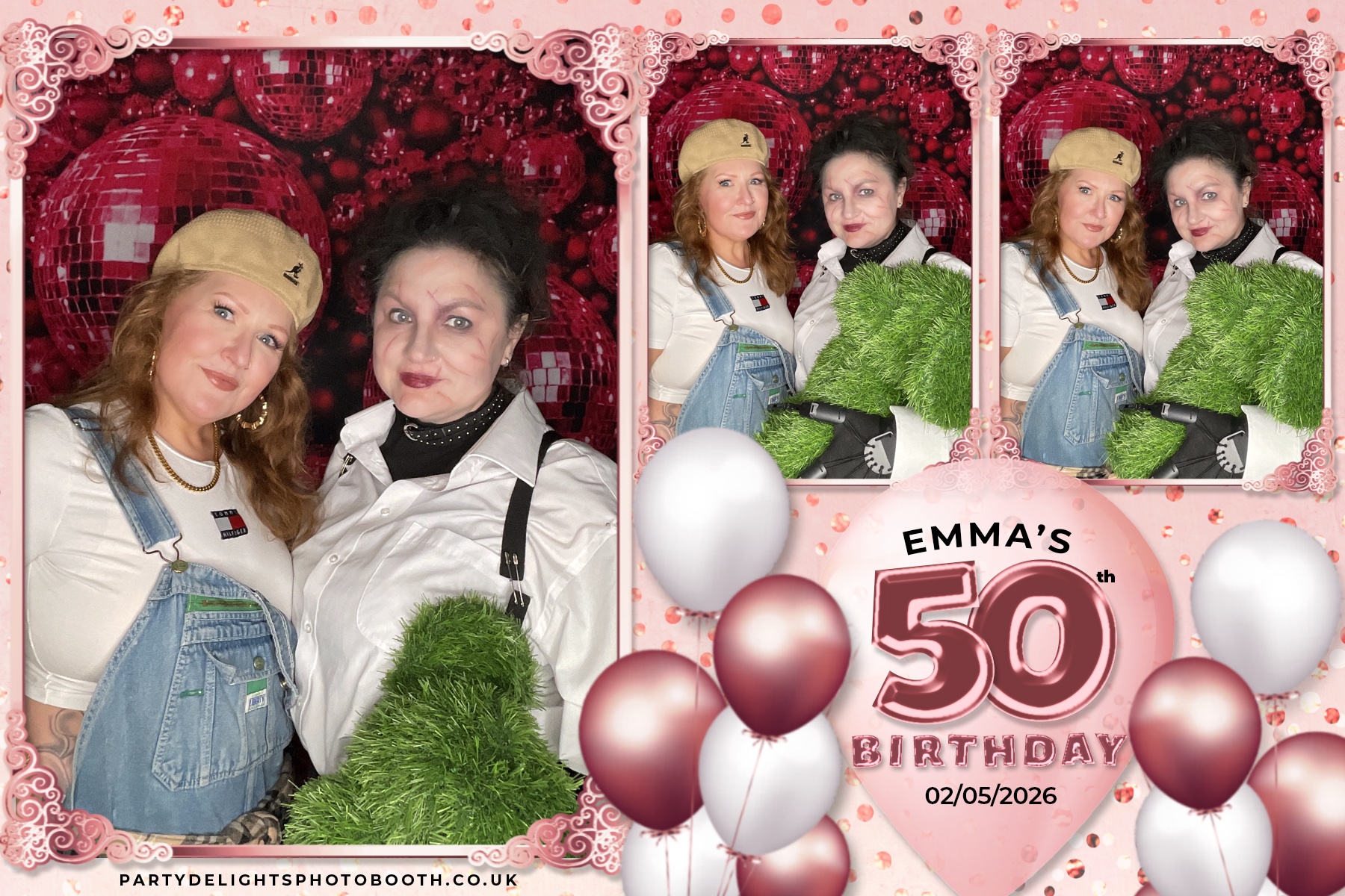 Emma's 50th birthday | View more photos from the event at gallery.partydelightsphotobooth.co.uk/u/PartyDelightsPhotoBooth/Emmas-50th-birthday