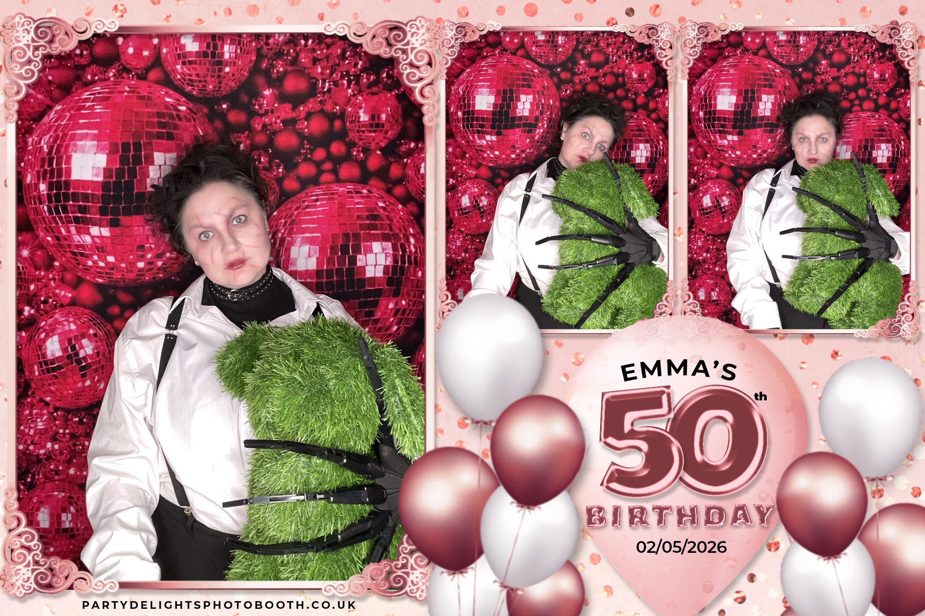 Emma's 50th birthday | View more photos from the event at gallery.partydelightsphotobooth.co.uk/u/PartyDelightsPhotoBooth/Emmas-50th-birthday