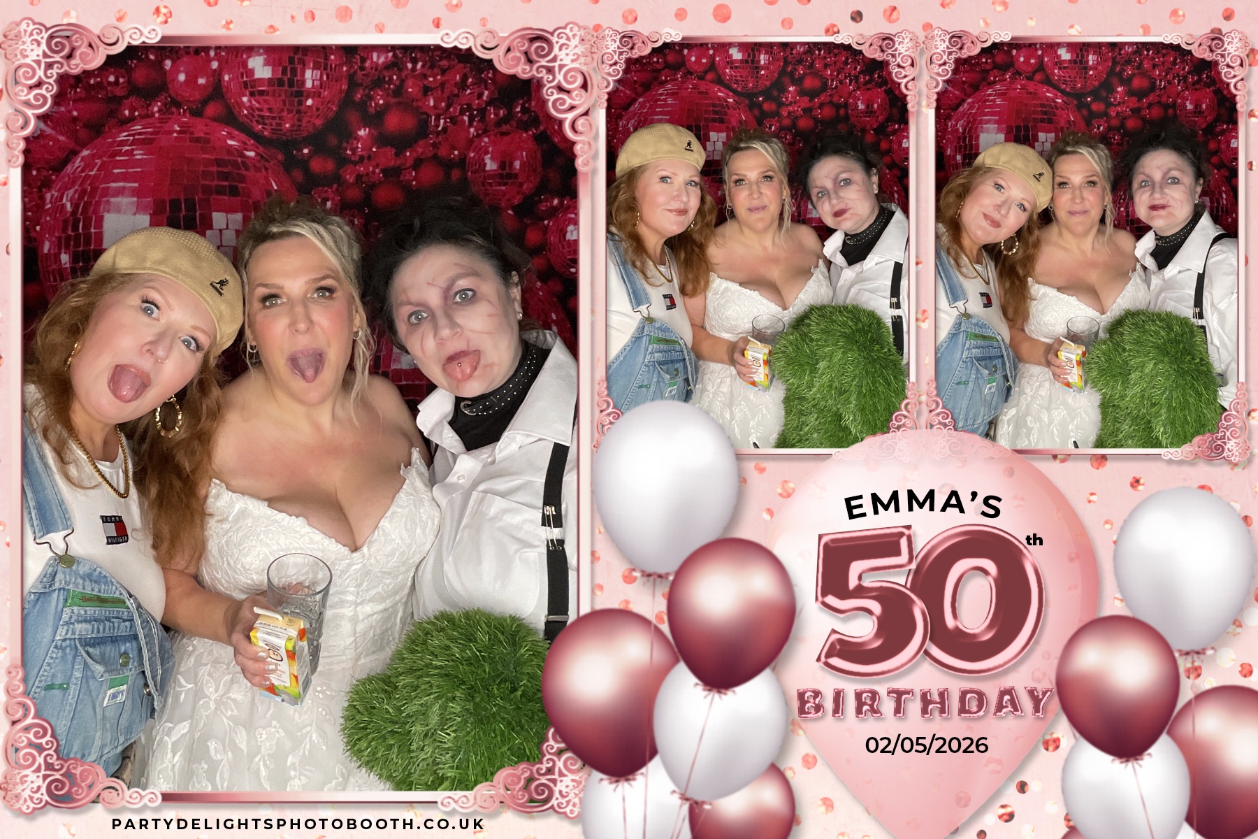 Emma's 50th birthday | View more photos from the event at gallery.partydelightsphotobooth.co.uk/u/PartyDelightsPhotoBooth/Emmas-50th-birthday