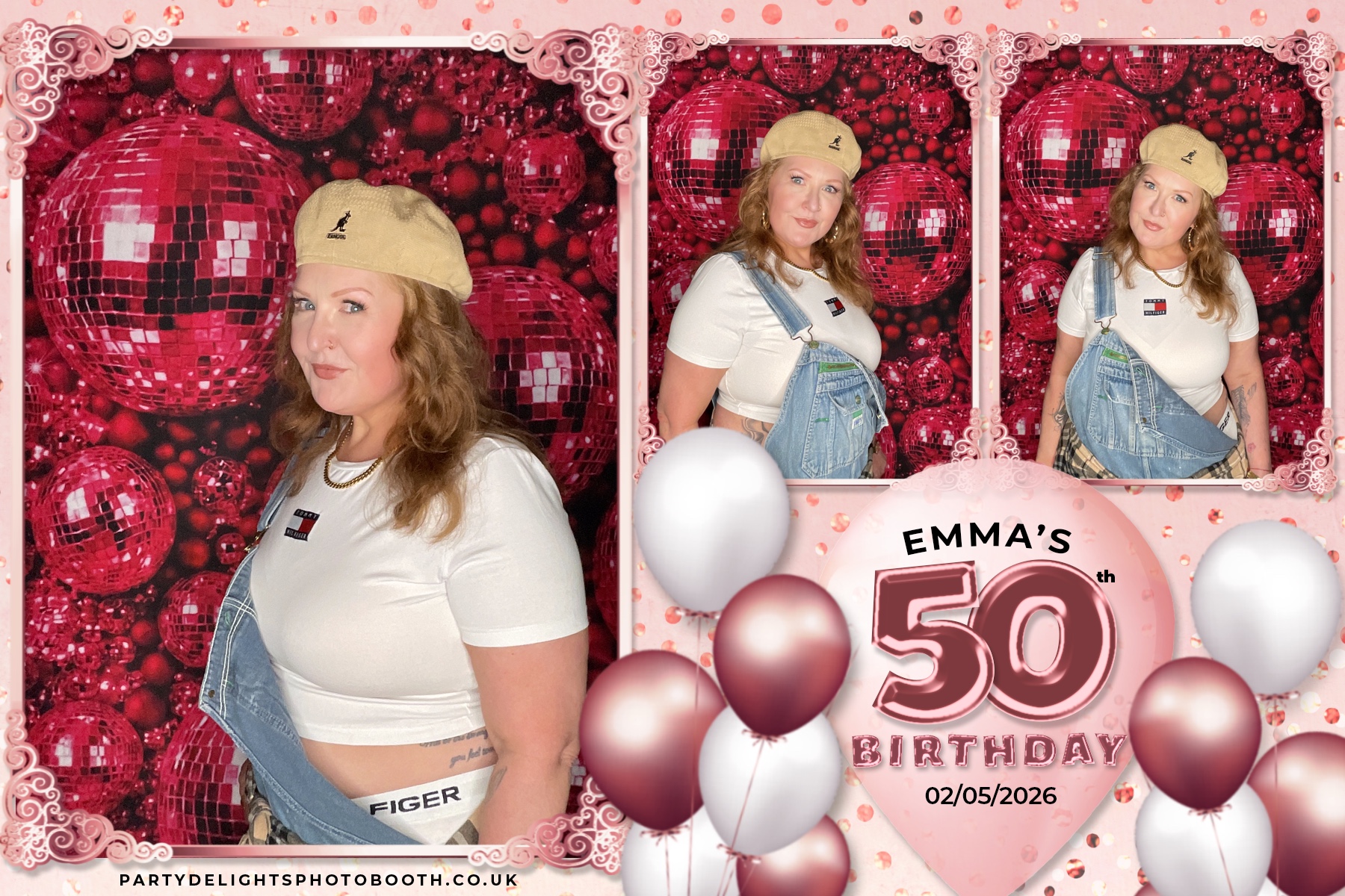 Emma's 50th birthday | View more photos from the event at gallery.partydelightsphotobooth.co.uk/u/PartyDelightsPhotoBooth/Emmas-50th-birthday