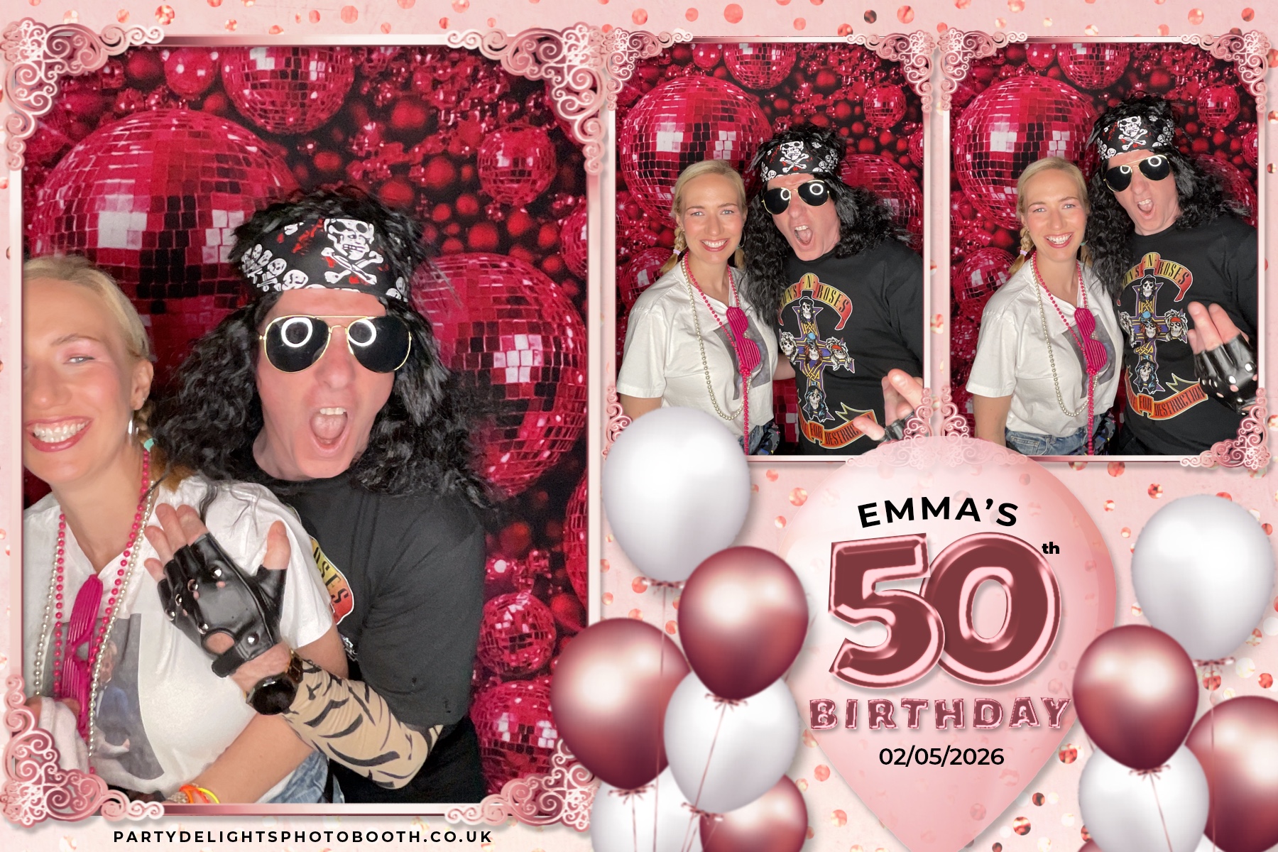 Emma's 50th birthday | View more photos from the event at gallery.partydelightsphotobooth.co.uk/u/PartyDelightsPhotoBooth/Emmas-50th-birthday