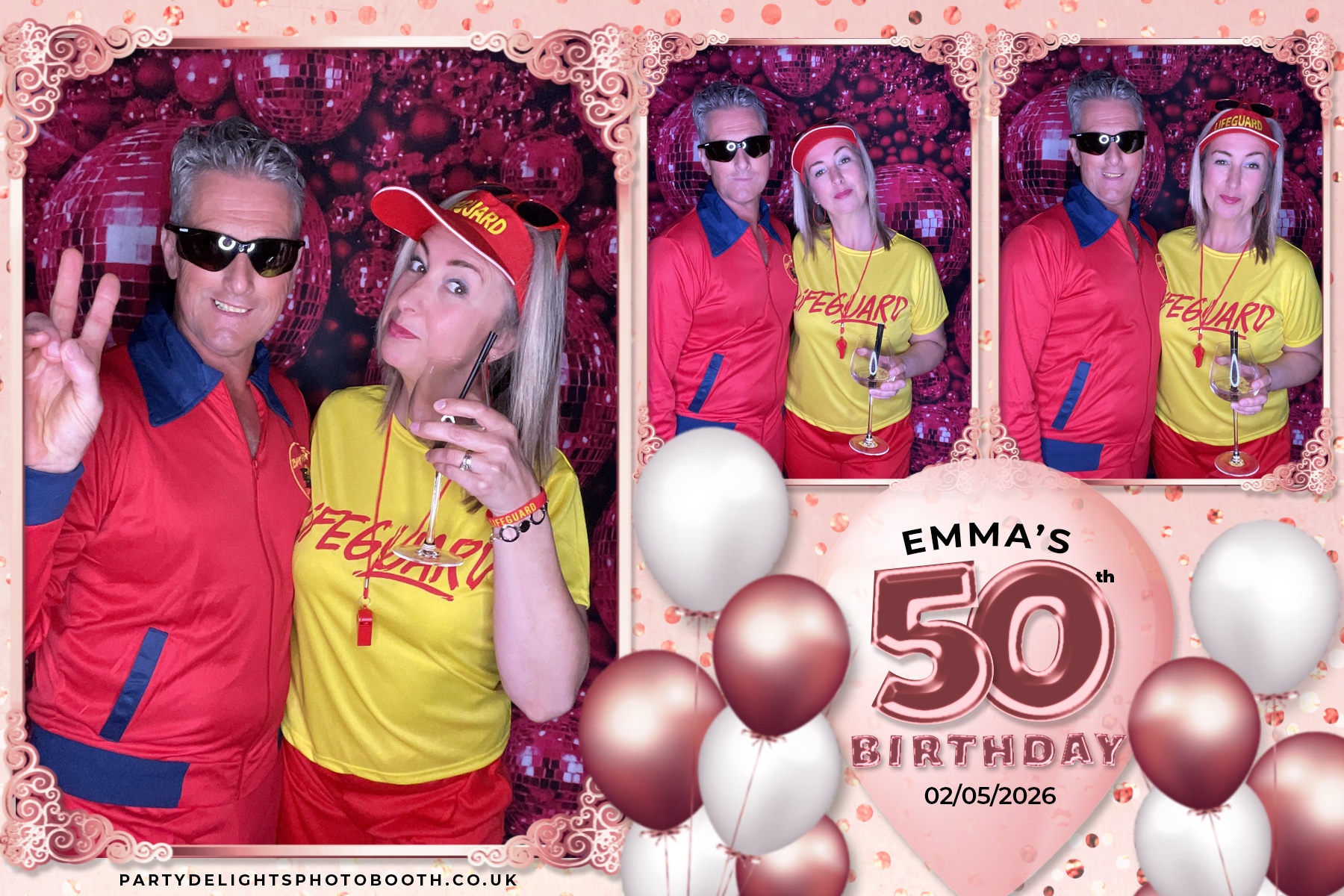 Emma's 50th birthday | View more photos from the event at gallery.partydelightsphotobooth.co.uk/u/PartyDelightsPhotoBooth/Emmas-50th-birthday