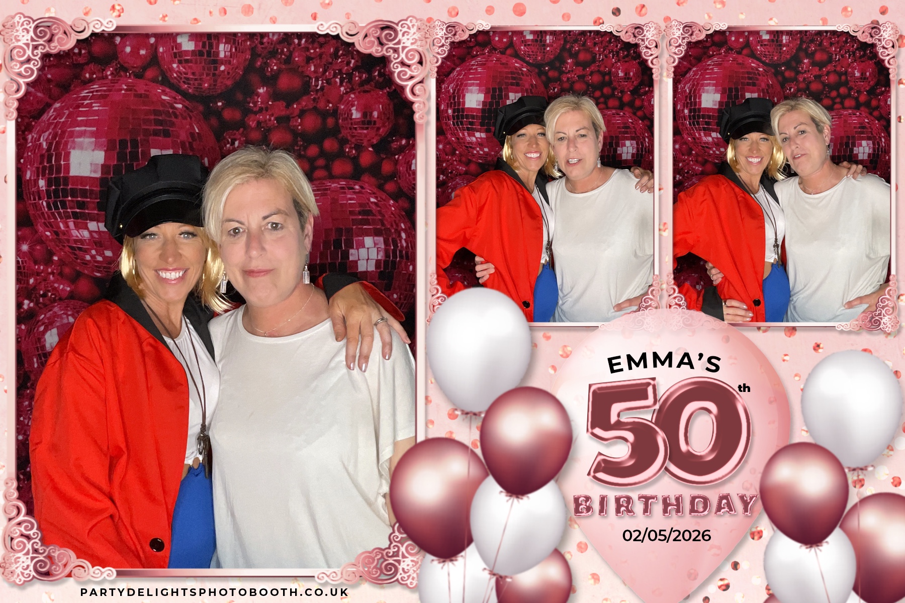 Emma's 50th birthday | View more photos from the event at gallery.partydelightsphotobooth.co.uk/u/PartyDelightsPhotoBooth/Emmas-50th-birthday